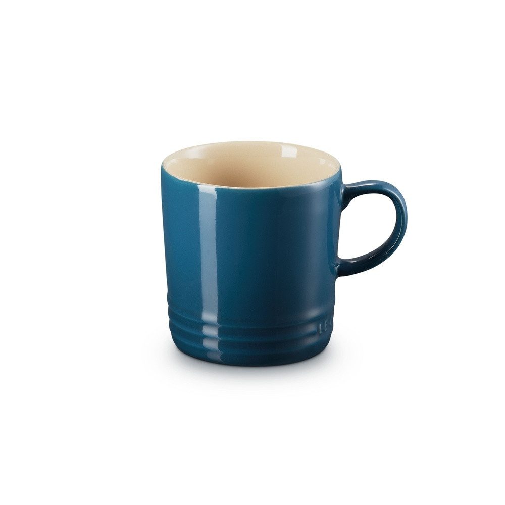 LE CREUSET Becher LeCreuset Kaffeebecher 350ml, Auswahl Deep Teal, Steinzeug