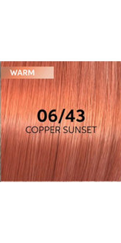 Wella Haarfarbe Wella ShineFinity Zero Lift Glaze 06/43 Chopper Sunset 60ml
