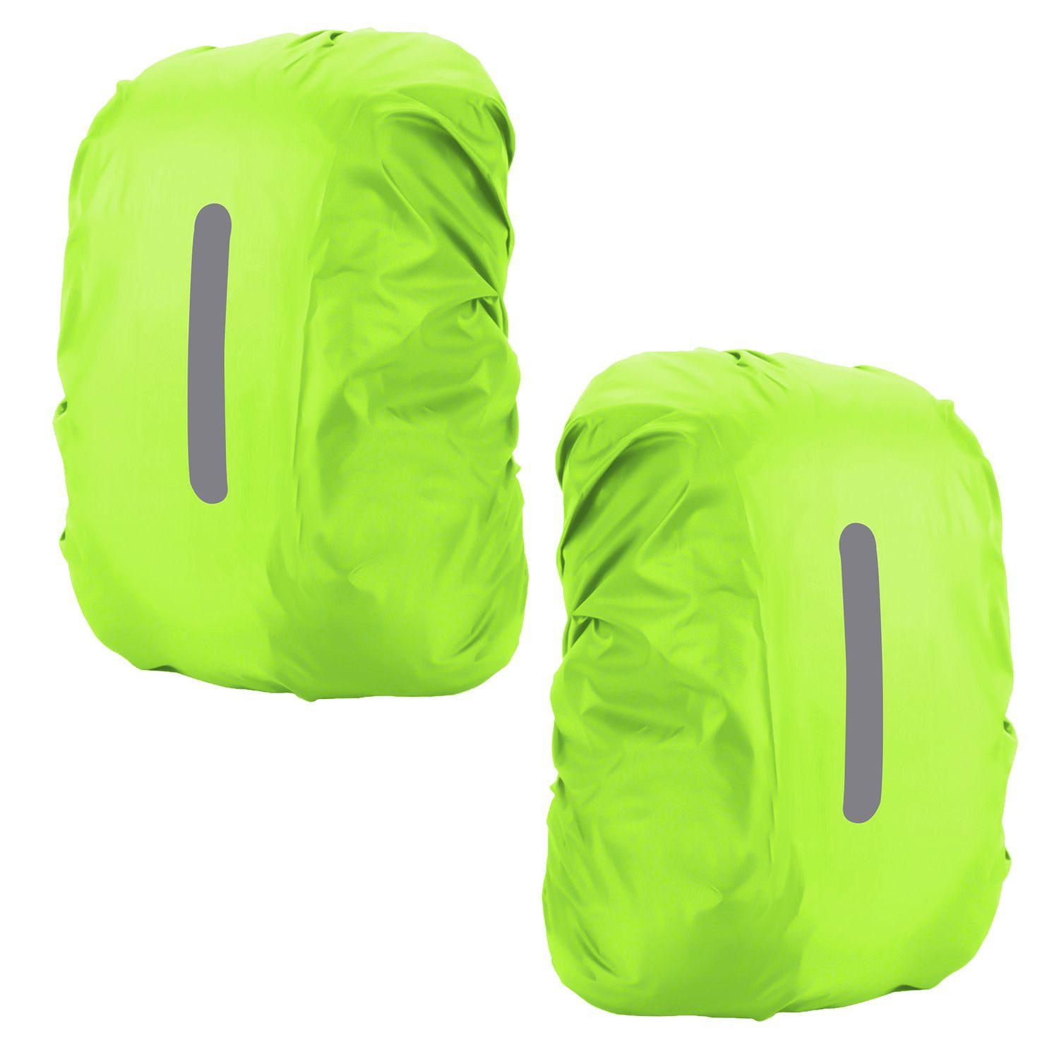 Intirilife Rucksack-Regenschutz, Wasserfester Regenhülle für Rucksäcke 55L in Gelb - Regenschutz