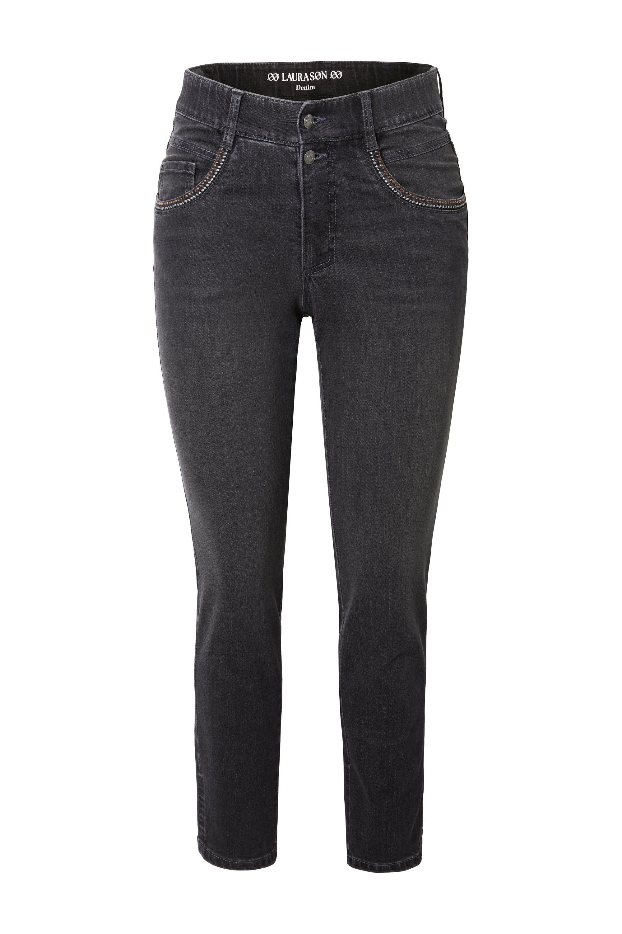 Laurasøn Röhrenjeans Jeans Slim Fit 5-Pocket günstig online kaufen