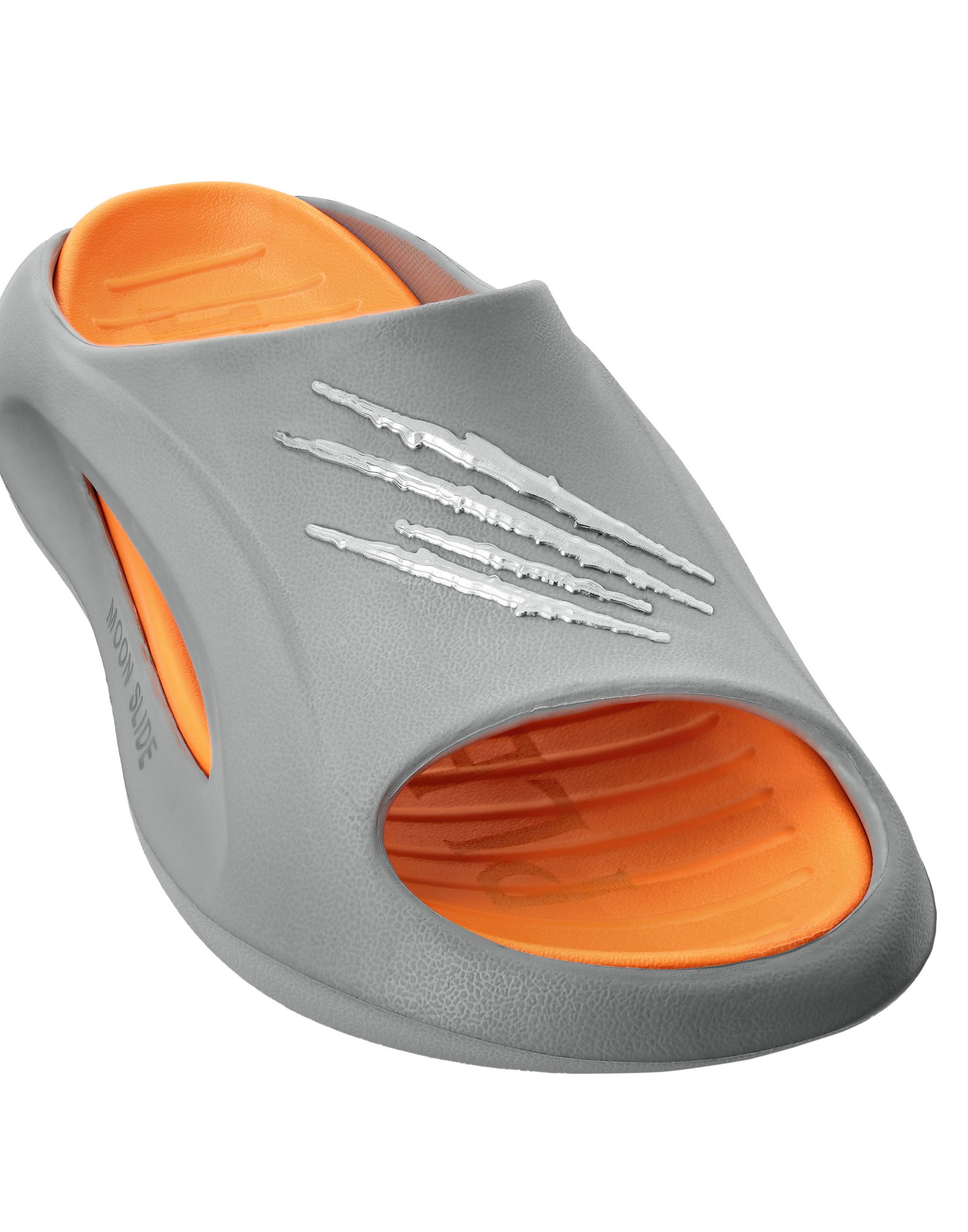 PLEIN SPORT Flache Gummisandalen Strandschuh
