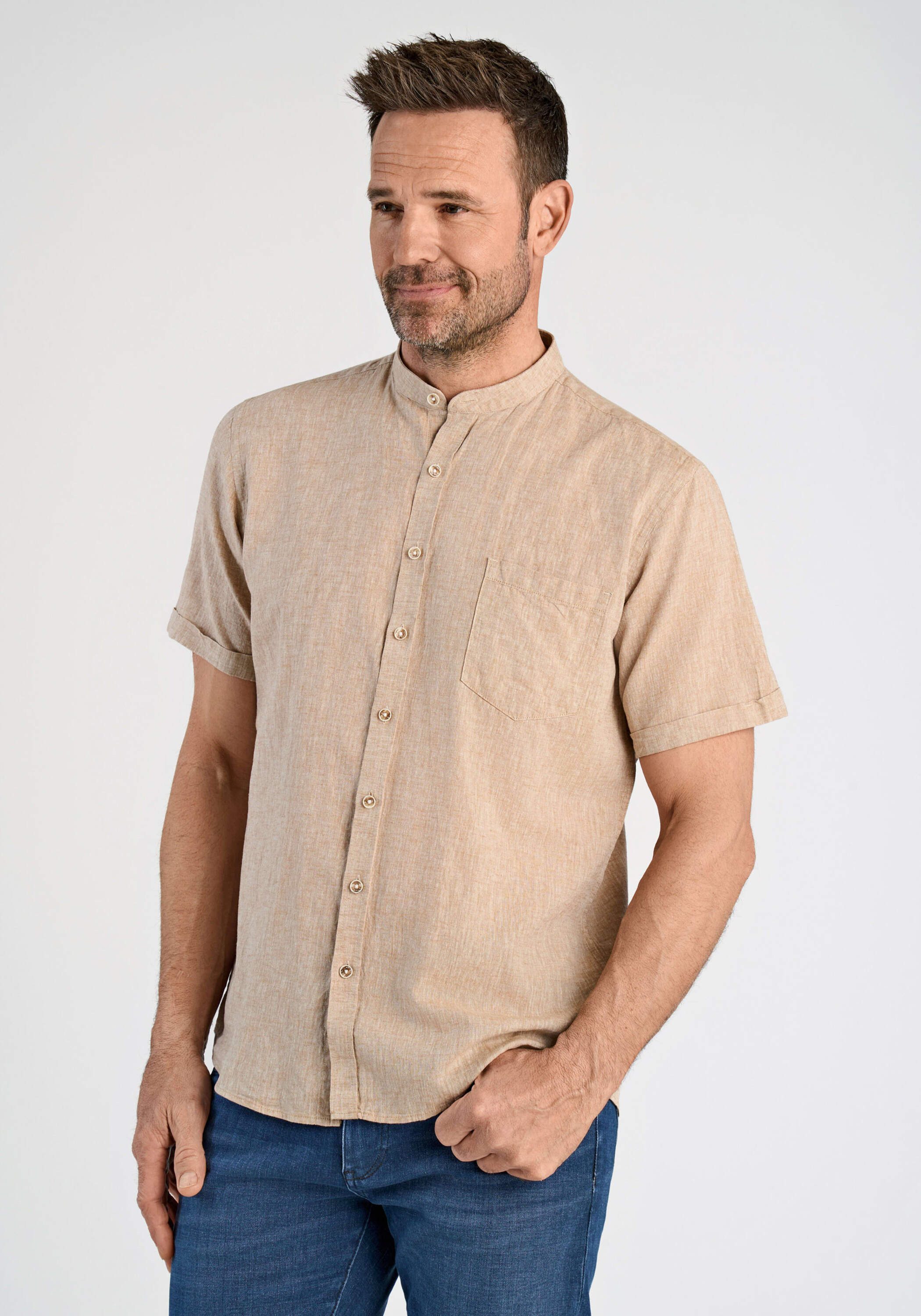 JACK’S Leinenhemd Leinenhemd (Kurzarm) Regular Fit