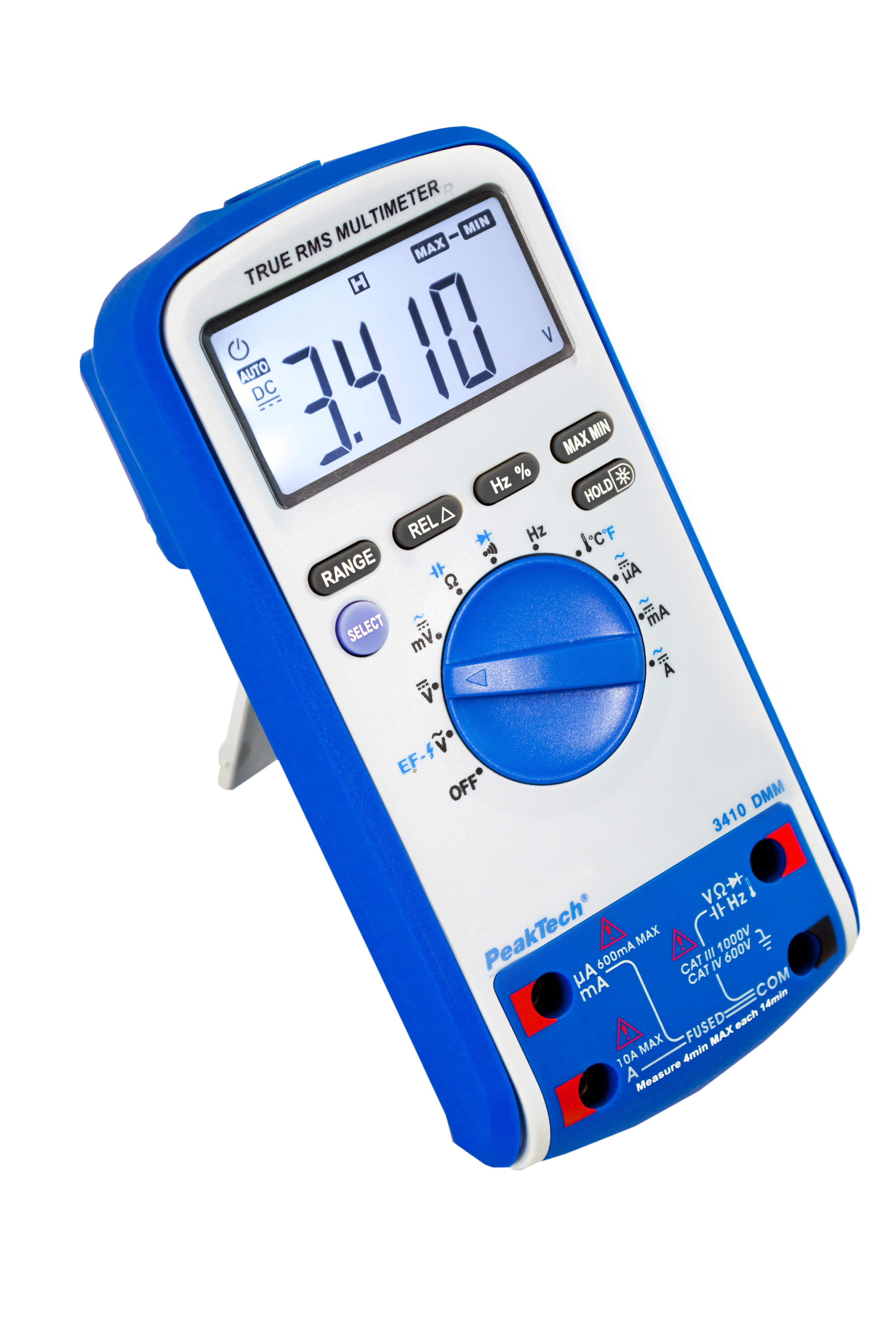 PeakTech Multimeter CAT III 1000V TRMS Digitalmultimeter 6000 Counts, NCV