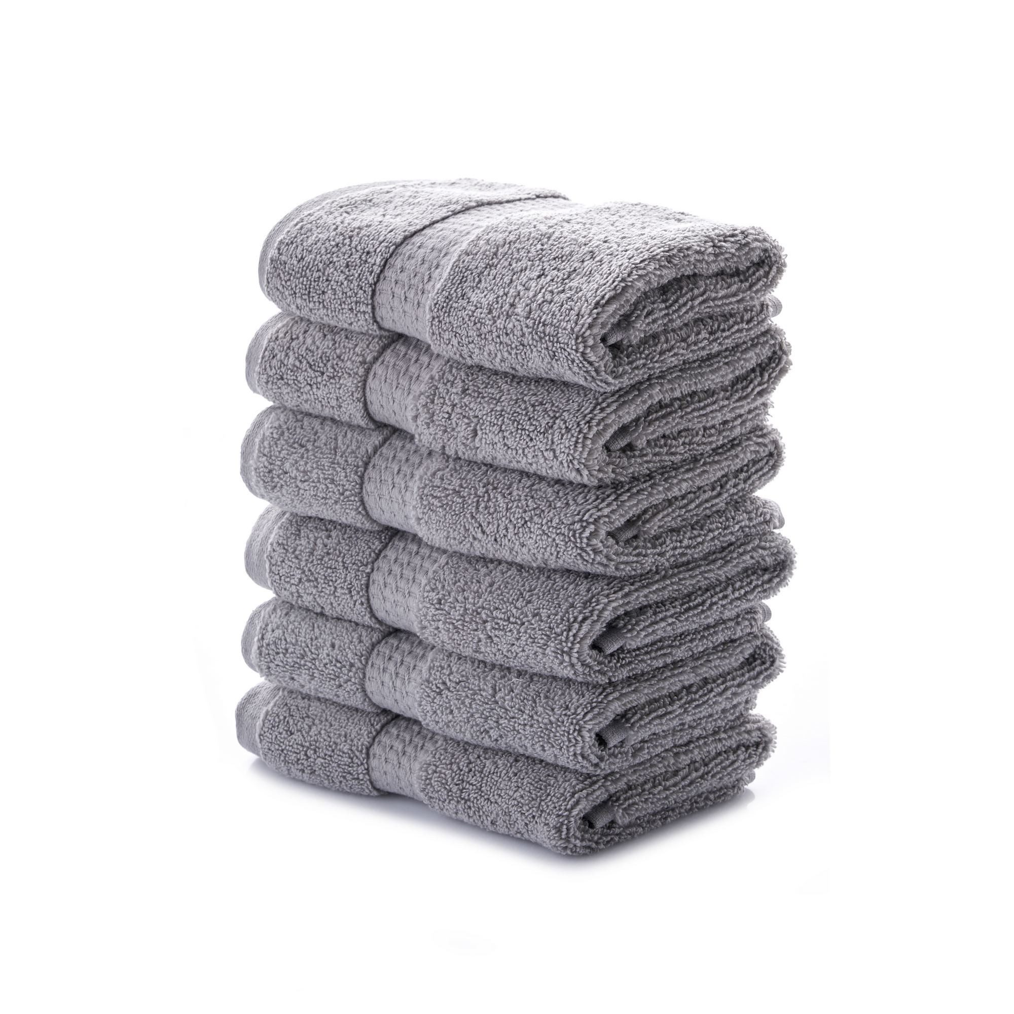 L'Essentiel Maison Handtücher Whitney, Walkfrottier (Set, 6-St), 6-teiliges Set, 100 % Baumwolle, 450 g/m², 33 x 33 cm
