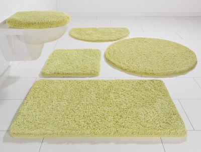 Badematte »Chaozhou« KiNZLER, Höhe 20 mm, rutschhemmend beschichtet, fußbodenheizungsgeeignet, Uni Farben, waschbar, rechteckig, rund und als 2-tlg. Set erhältlich