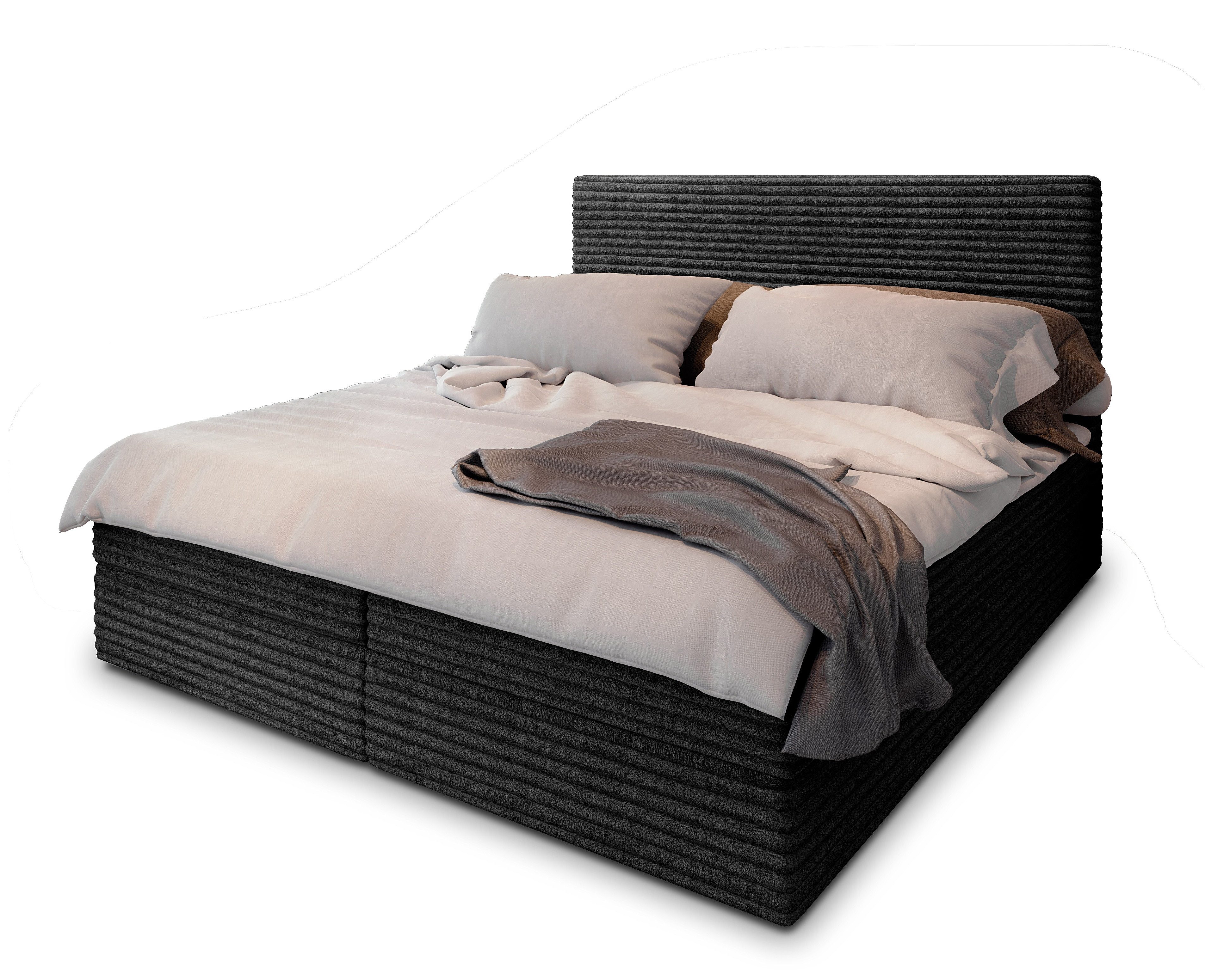 Masseno Boxbett PISA 180x200 cm mit Bonell Matratze und Topper günstig online kaufen