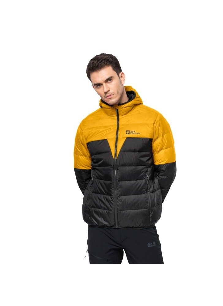 Jack Wolfskin Winterjacke Winter-Daunenjacke DNA Tundra Hoody mit Kapuze (sehr warm, winddicht)