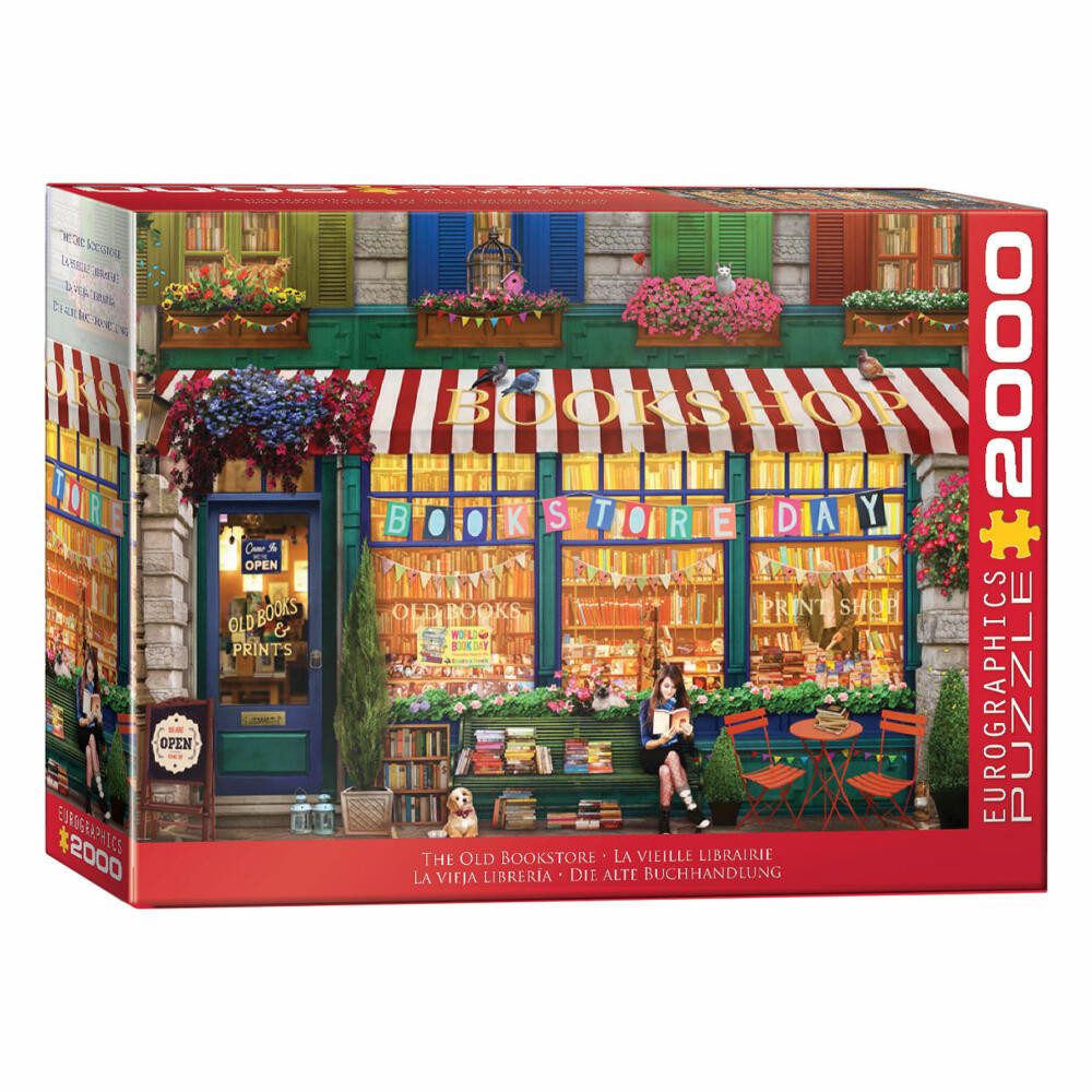 EUROGRAPHICS Puzzle Die alte Buchhandlung- ArtBeatSt, 2000 Puzzleteile