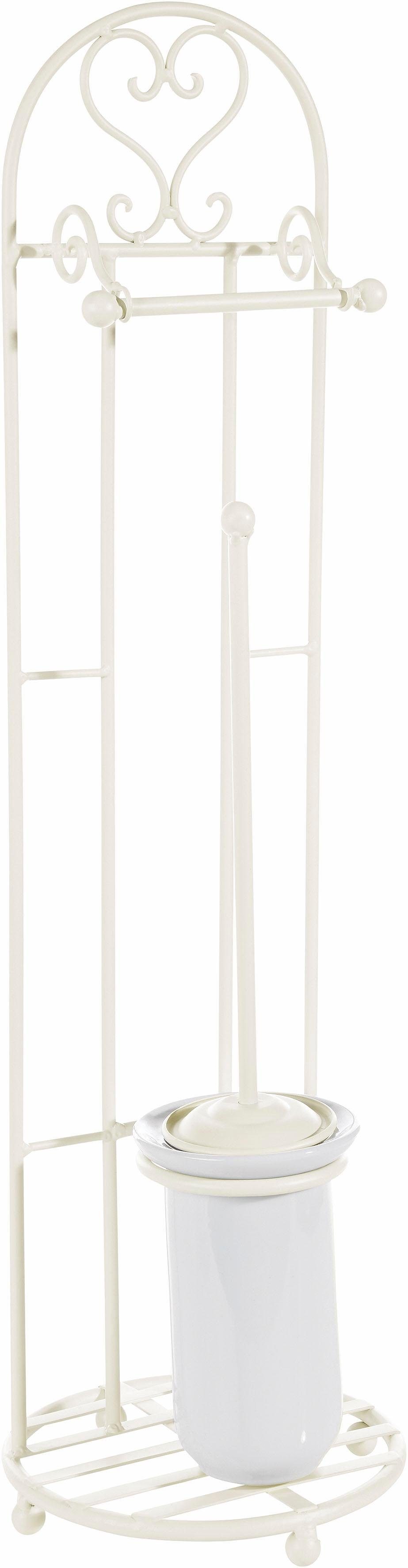 Ambiente Haus Toilettenpapierhalter Antik, antikweiß – Bild 3 von 5