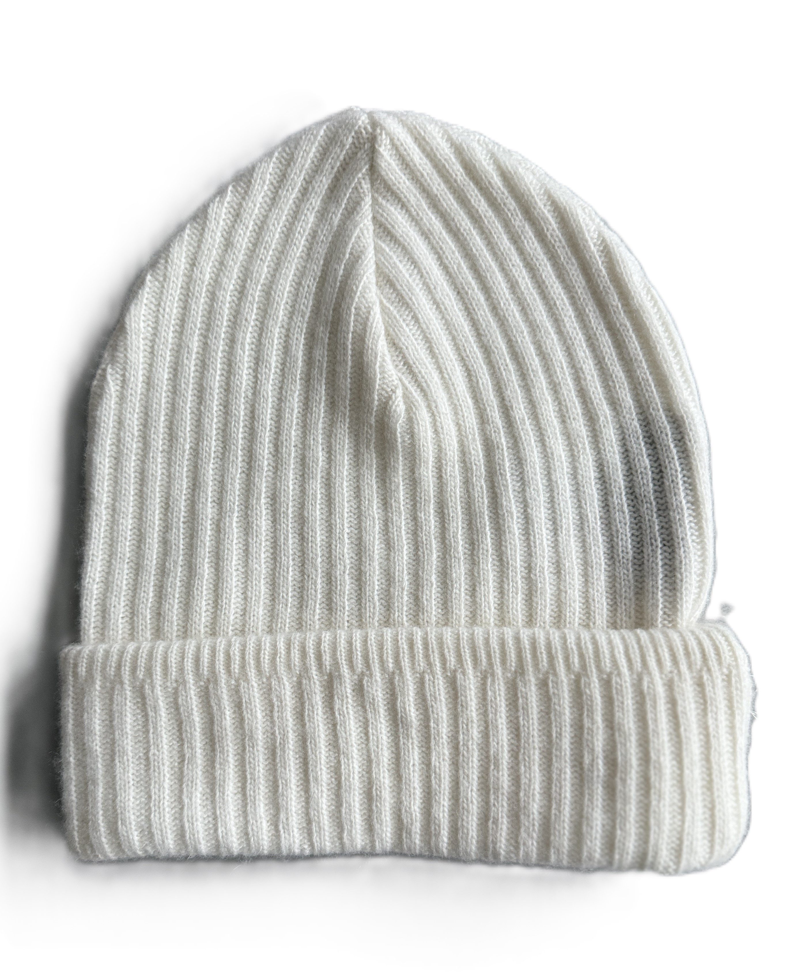 Zuckerwatte Strickmütze mit Umschlag aus Merinowolle mit Viskose und Cashme günstig online kaufen