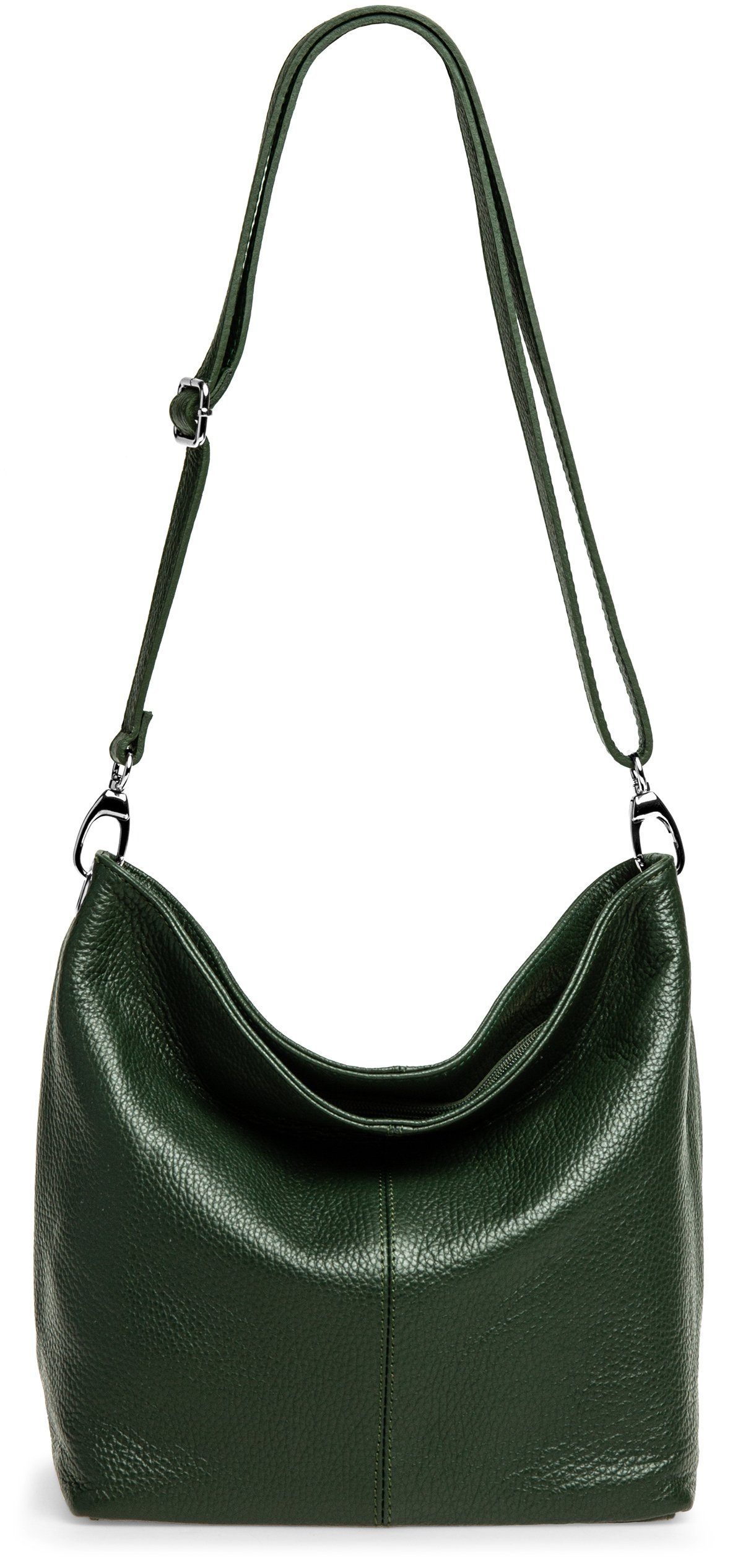 Caspar Schultertasche Klassische Damen Leder Handtasche günstig online kaufen