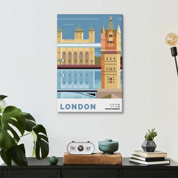 Posterlounge Leinwandbild Nigel Sandor, London, Grafikdesign