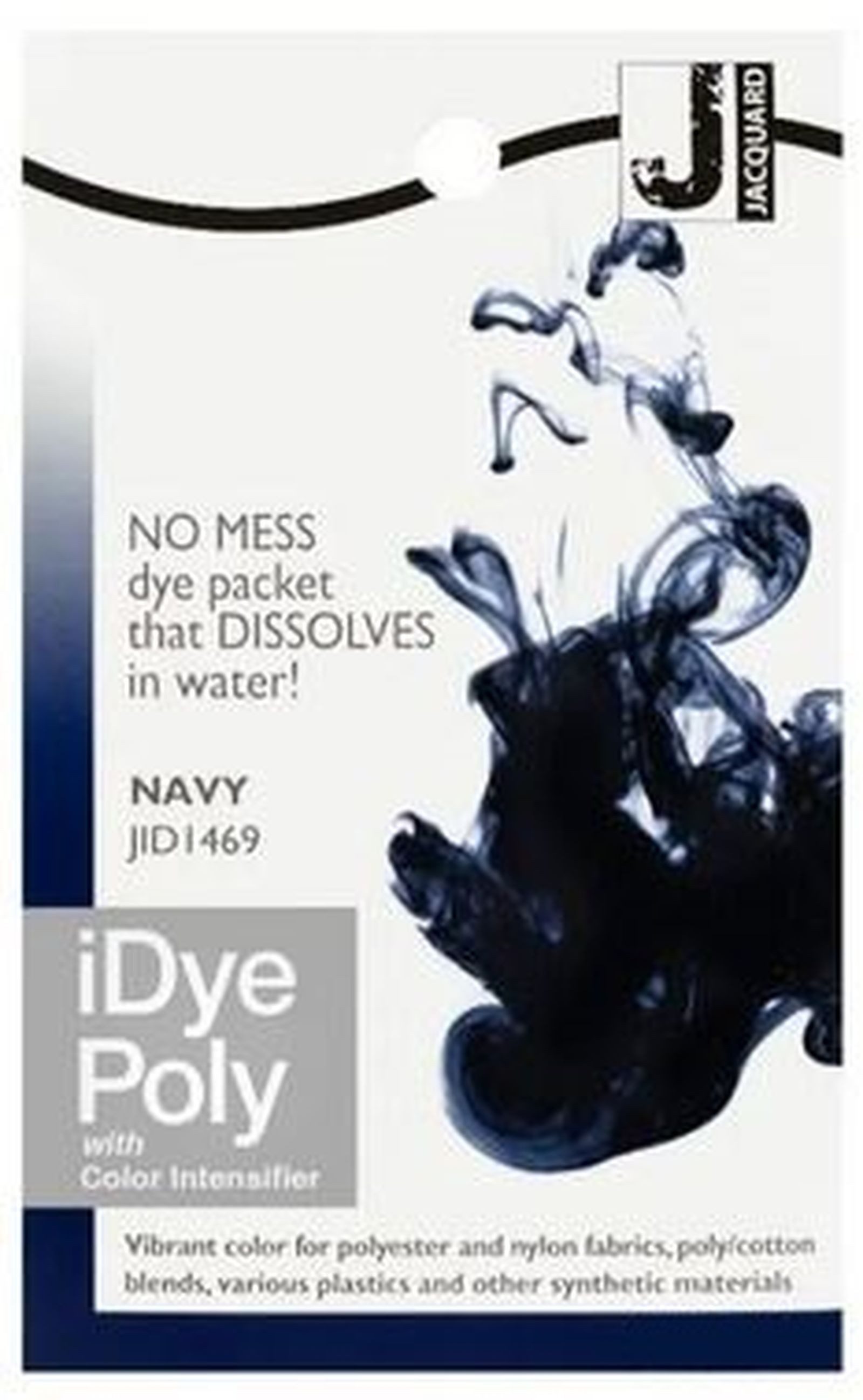 Jacquard Textilfarbe iDye Poly, Färbemittel für synthetische Gewebe, 14g Päckchen inkl. Farbverstärker