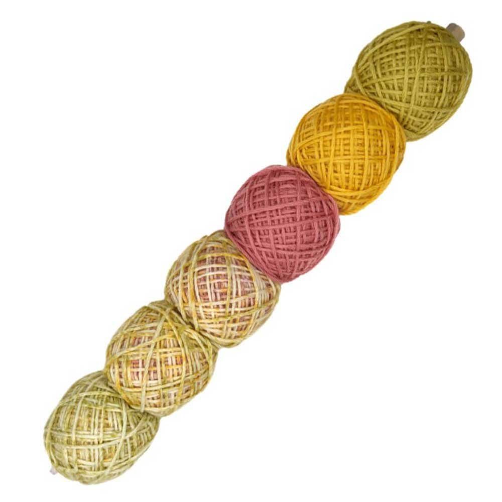 Inscraft 24 Farben Häkelwolle Set Premium – Mit Haken, Anleitung & Aufbewahrungsbeutel