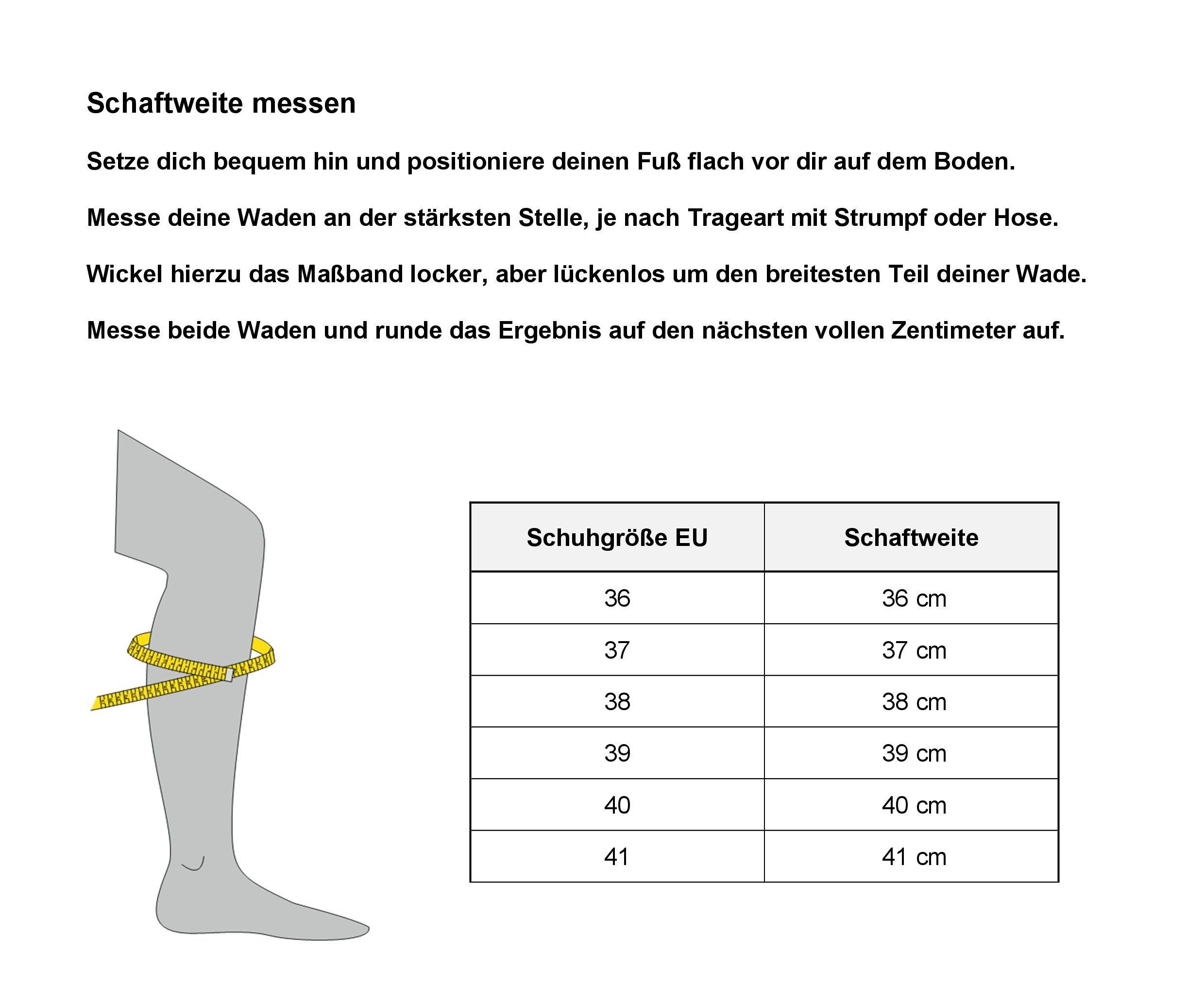 Marc Cain Stiefel Blockabsatz, Langschaftstiefel in modischer Karreeform