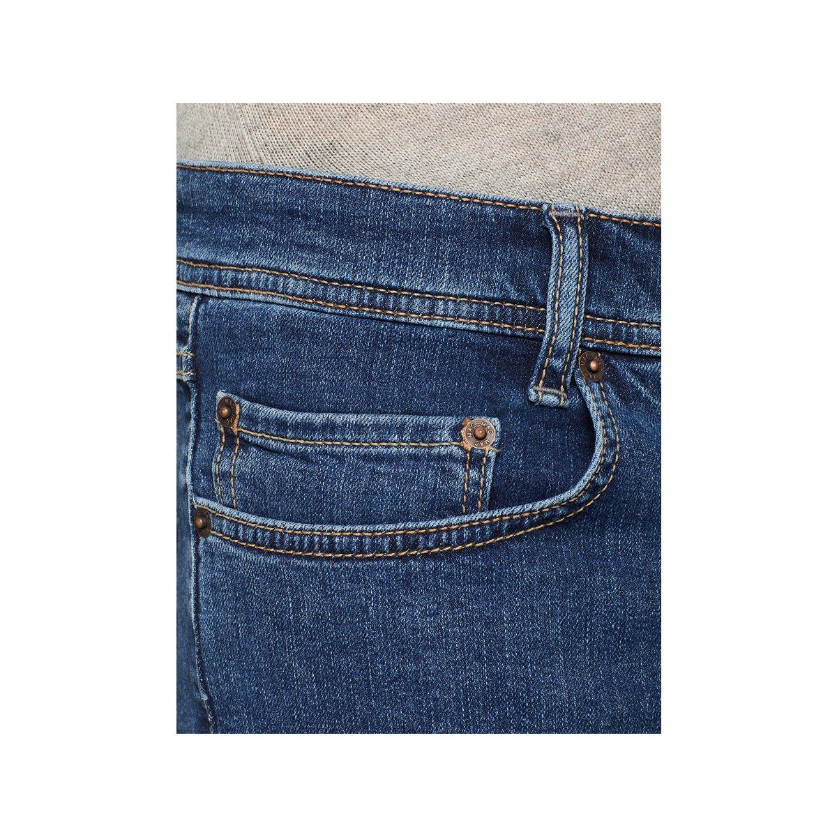 fit straight blau (1-tlg) MAC Straight-Jeans