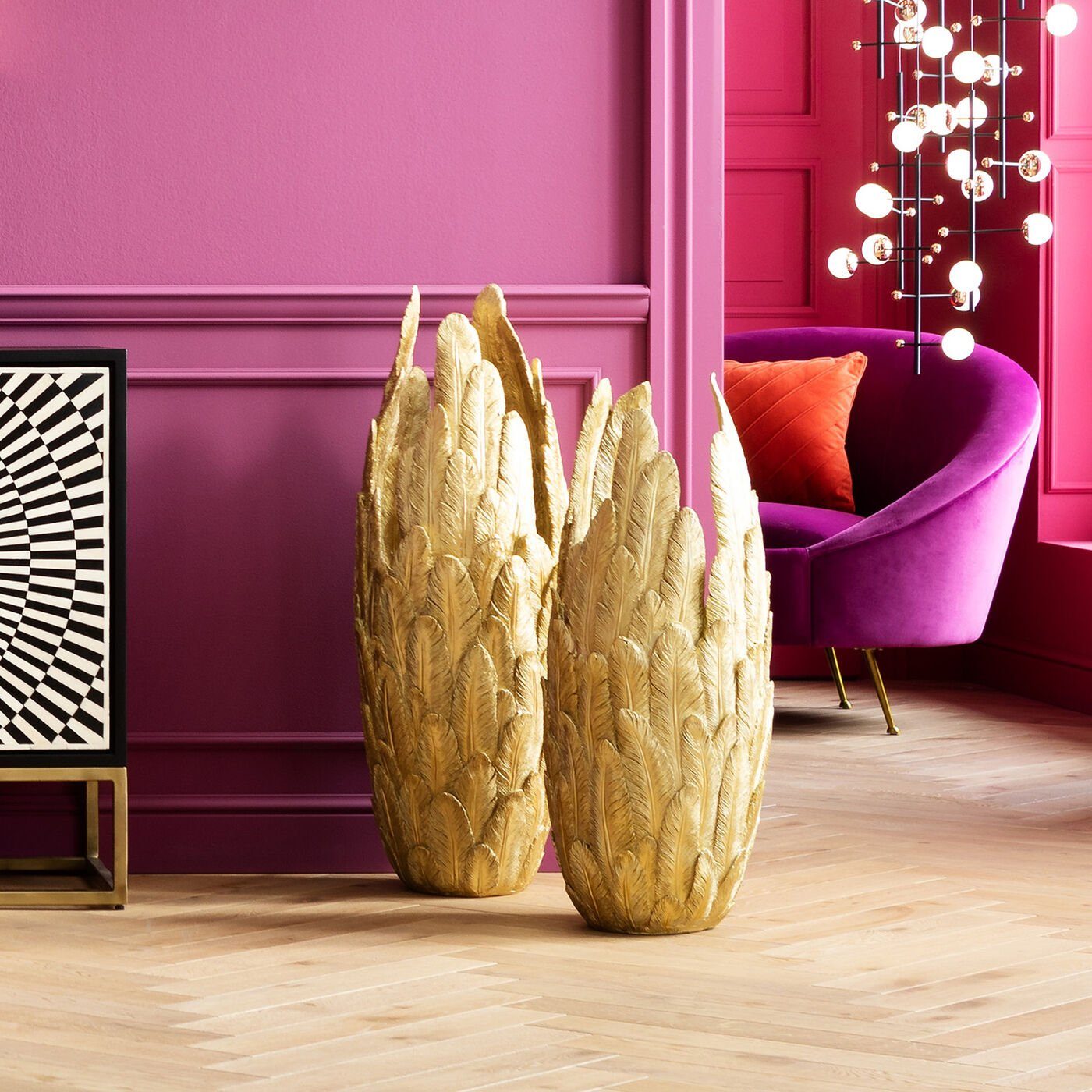 Kare Design Dekovase Feathers günstig online kaufen