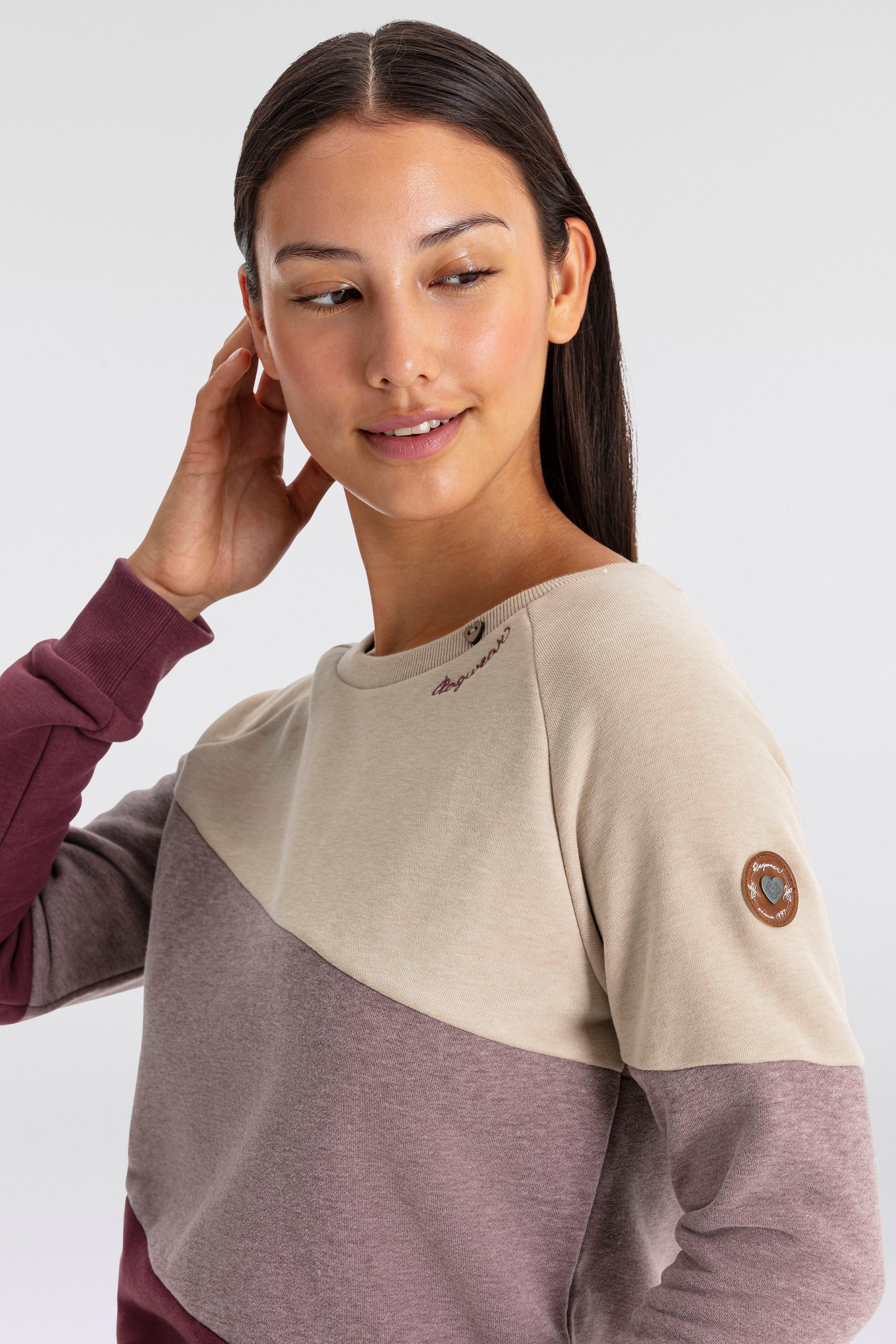 Ragwear Sweater JOHANKA BLOCK in multicolor Block-Streifen – Bild 3 von 5