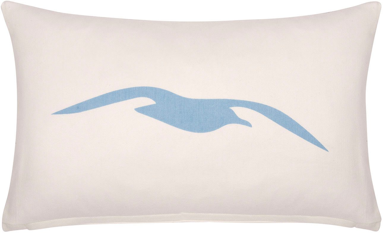 PAD Dekokissen SEAGULL, Made in Europe, Kissenhülle ohne Füllung, Motiv Möwe, 1 Stück