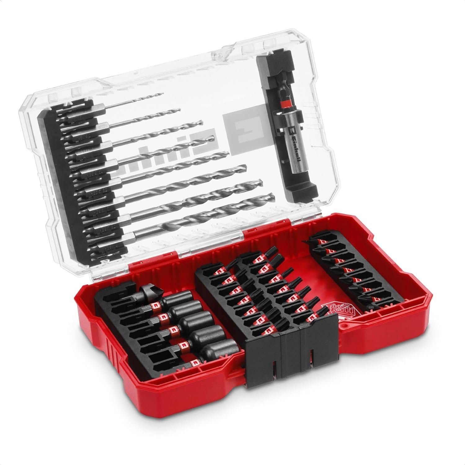 Einhell Bit-Set, M-CASE 39-tlg. schlagfestes Zubehör-Set (25-mm-Bits