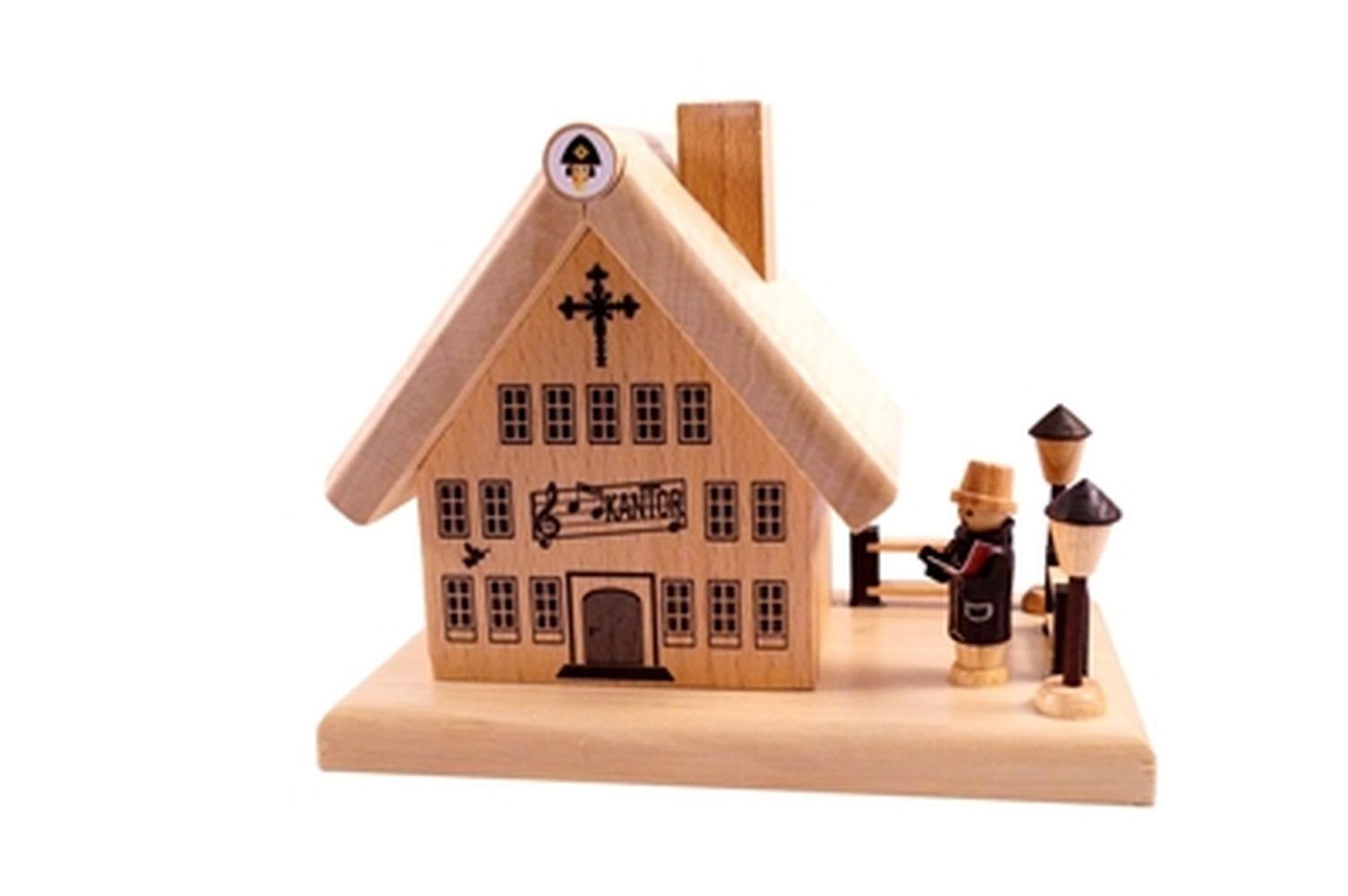 Spielwarenmacher Günther e.K. Räucherofen Räucherhaus Kantorei HxBxT 10,5x13x7,5cm NEU