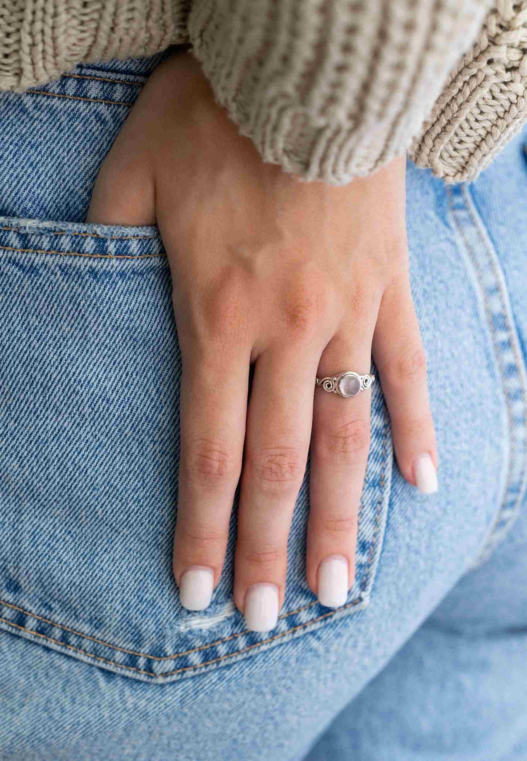mantraroma Silberring KINURI aus 925 Silber günstig online kaufen
