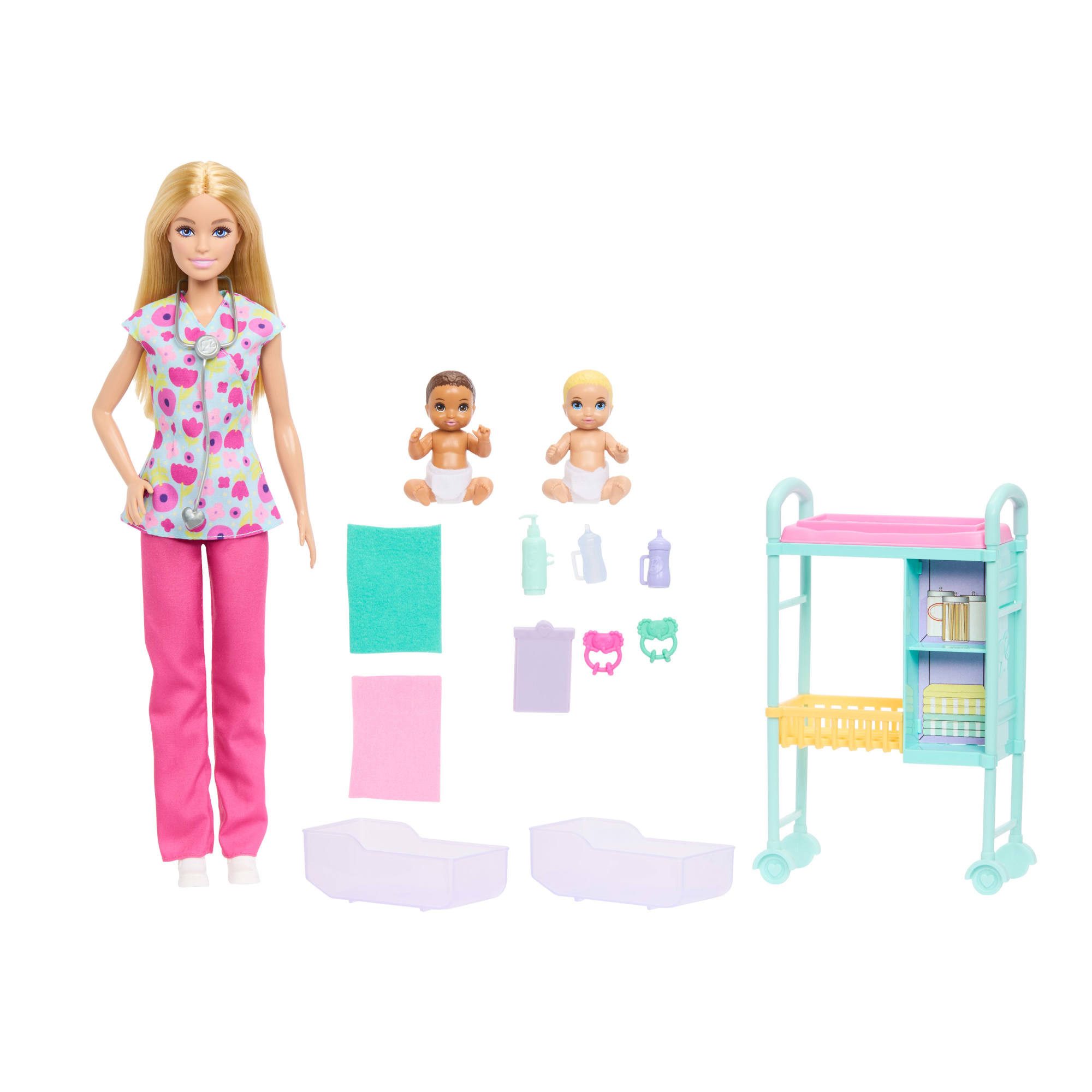 Barbie Anziehpuppe Barbie Nurturing Spielset - Kinderärztin