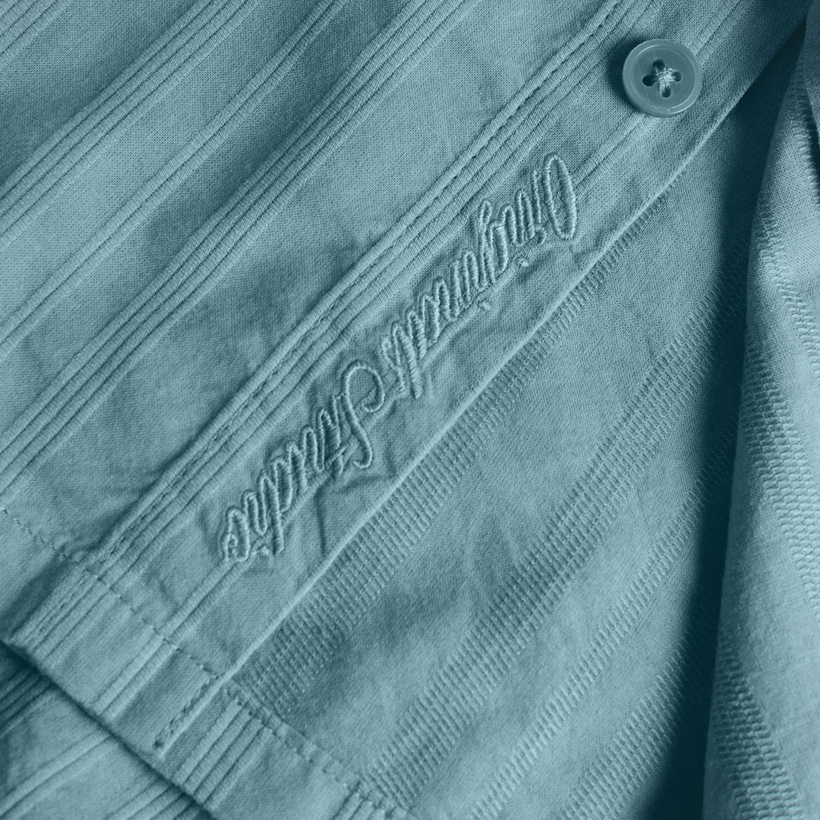 Jack & Jones Kurzarmhemd Riviera Texture Shirt mit dezentem Rippenmuster – Bild 4 von 4