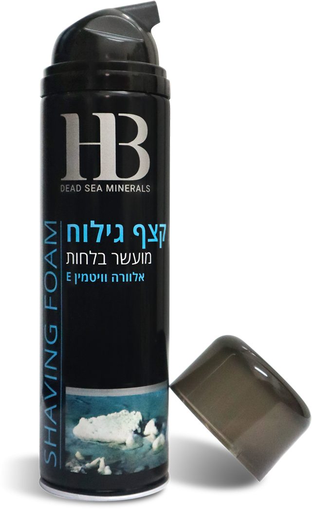 H.B. Dead Sea Minerals Rasierschaum Health&Beauty Rasierschaum mit Aloe & Kamille, Totes Meer 250 ml