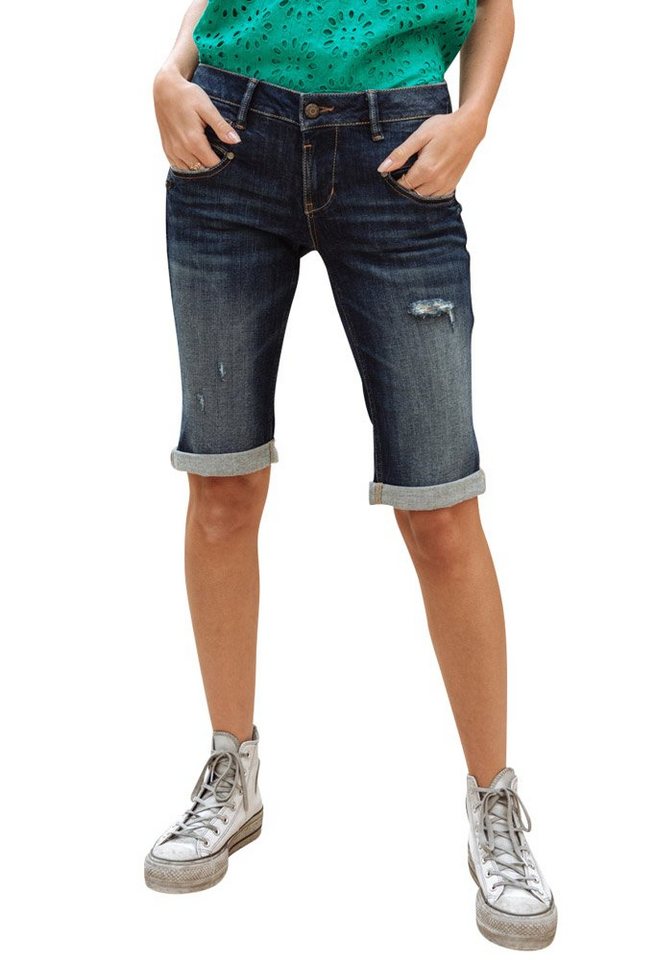 Freeman T. Porter Jeansshorts Belixa Super Stretch Denim fever