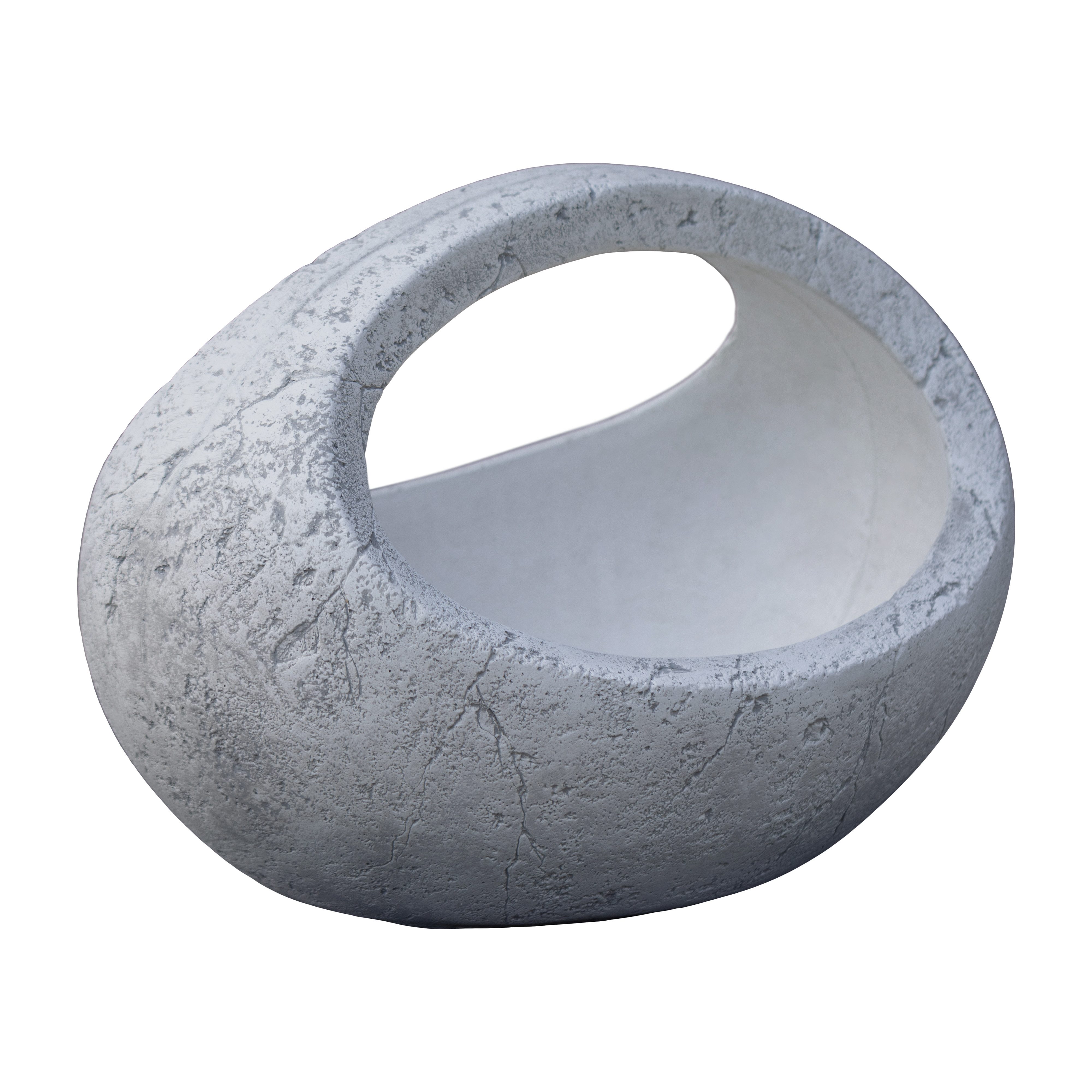 gartendekoparadies.de Pflanzschale Ostern - Pflanzkorb, Pflanzgefäß oval, H. 34 cm, 49 x 37 cm, 10 Liter, Frostsicher