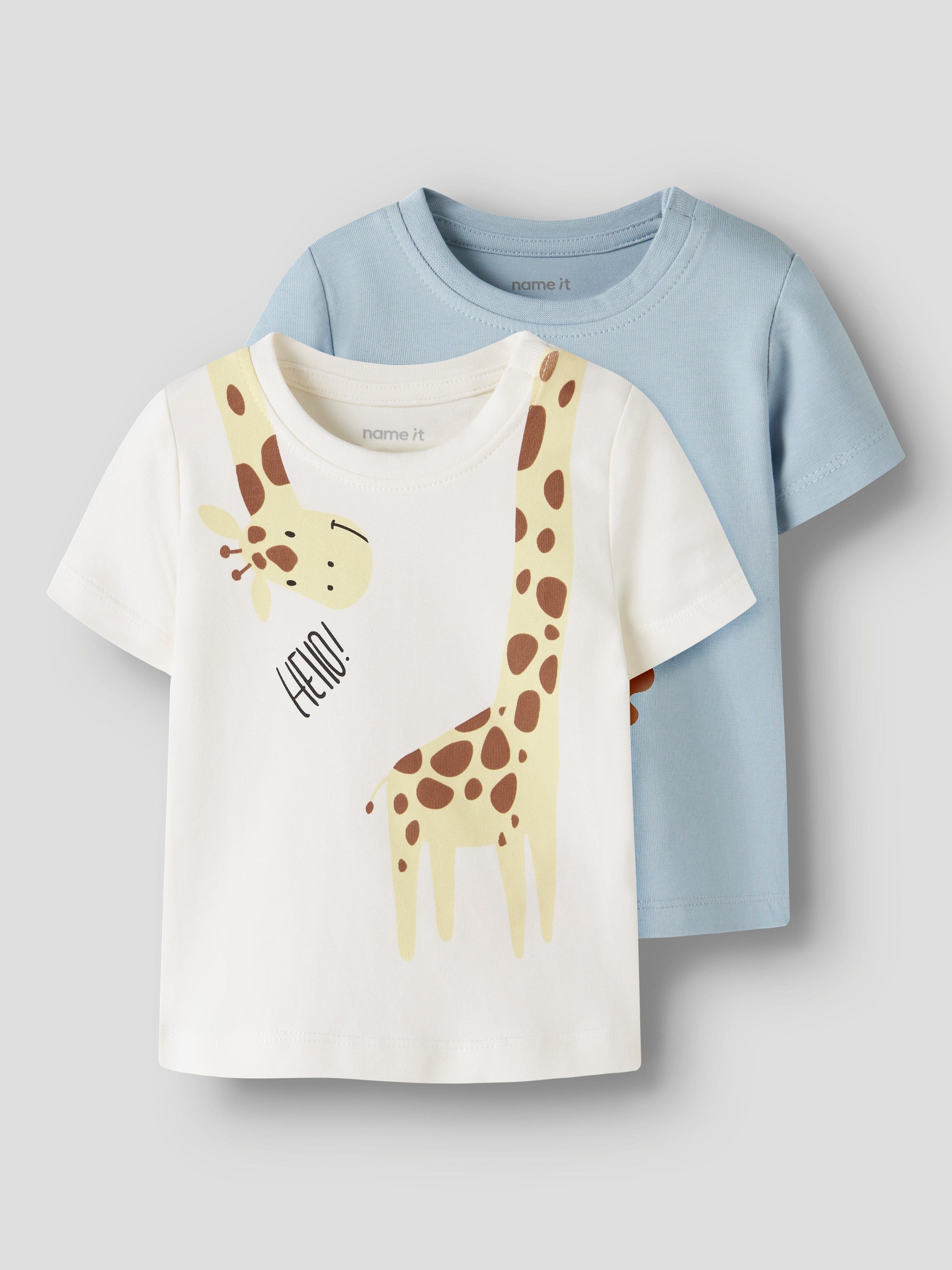 Name It T-Shirt NBMHOS 2P SS TOP BOX (Packung, 2-tlg) Baumwollmischung, regular fit – Bild 5 von 5