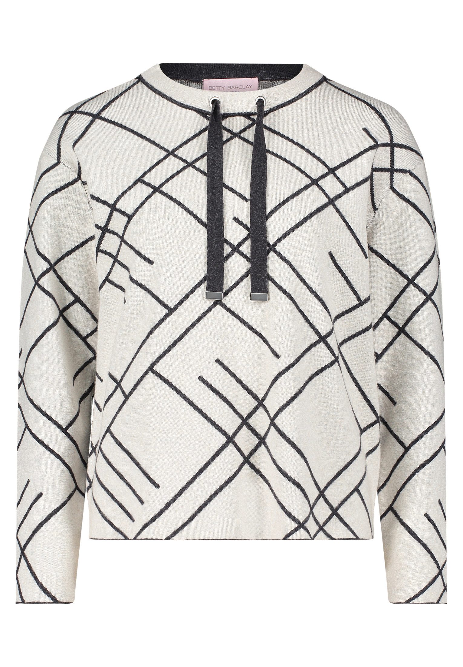 Betty Barclay Strickpullover Damen Strickpullover mit Jacquard (1-tlg) günstig online kaufen