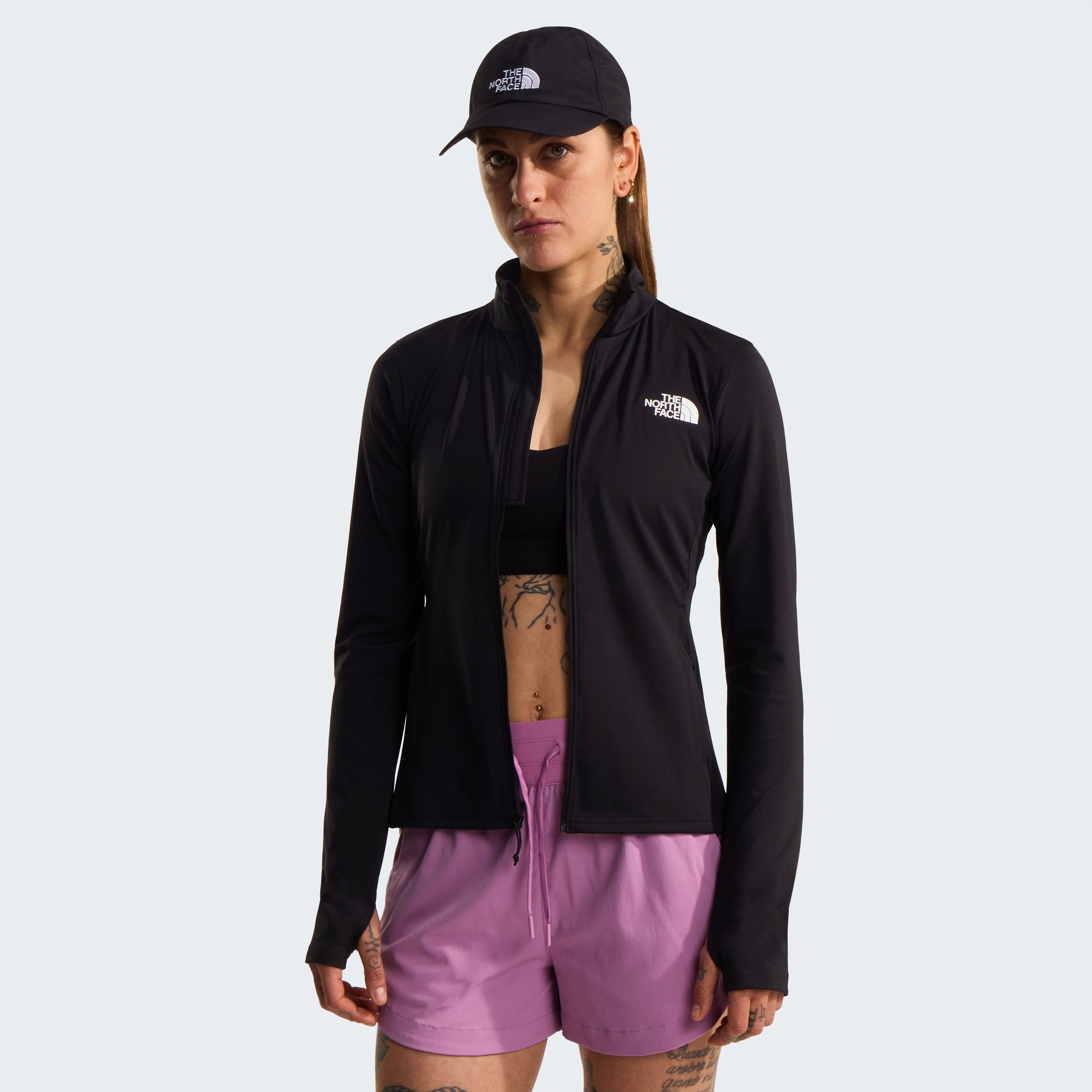 The North Face Trainingsjacke W FLEX FULL ZIP JACKET für Fitness und sportliche Aktivitäten, viel Stretch