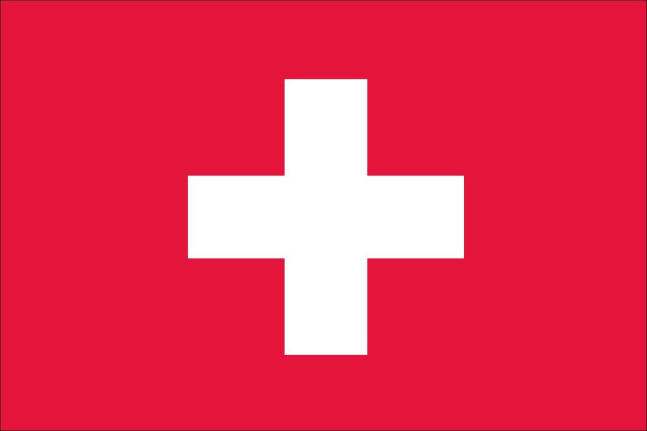 flaggenmeer Querformat Flagge Schweiz 110 Flagge g/m²