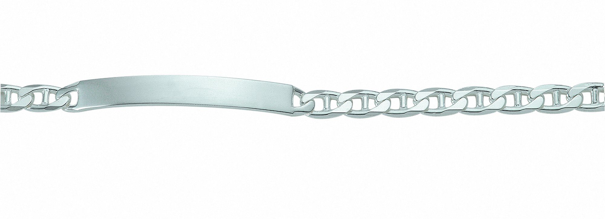 Damen Schmuck Adelia´s Silberarmband 925 Silber Stegpanzer Armband 21 cm, 925 Sterling Silber Stegpanzerkette Silberschmuck für 