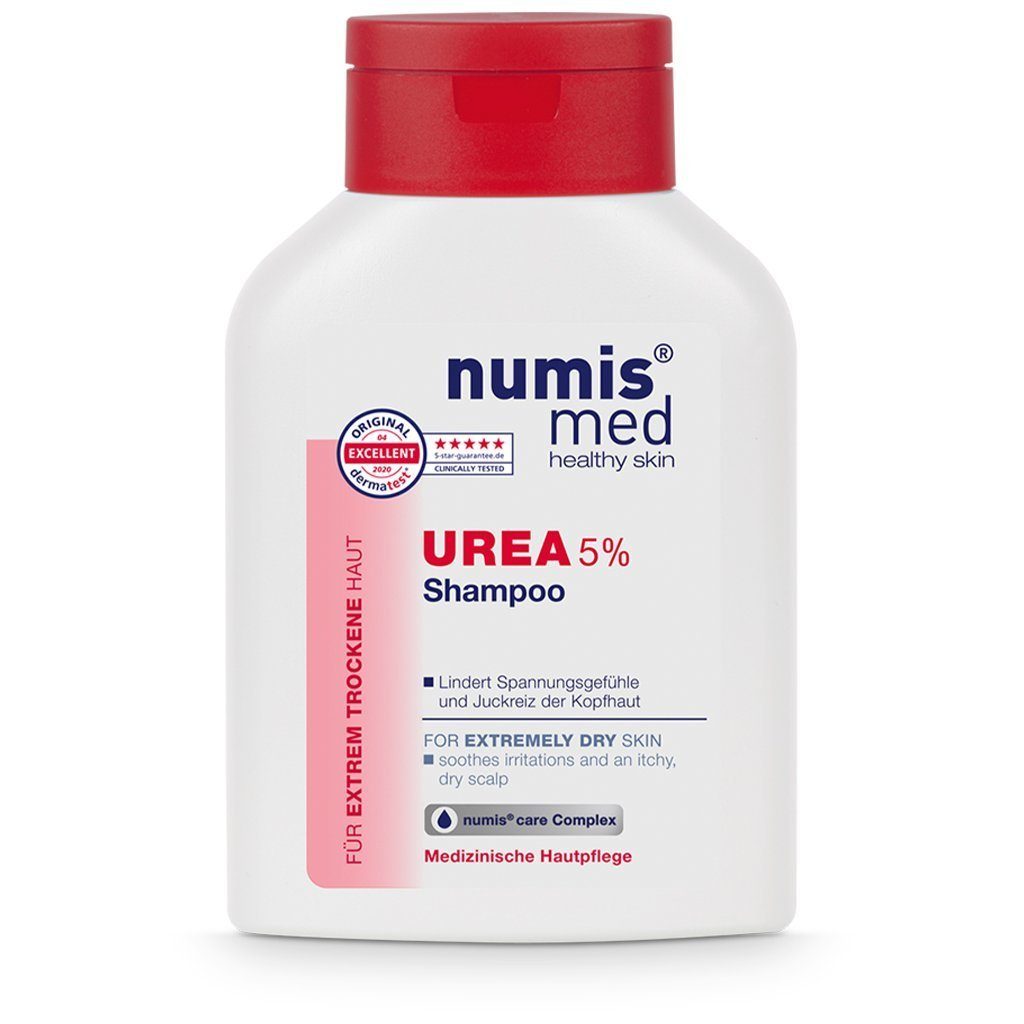 numis med Haarshampoo Haar Shampoo 5% Urea - Hautberuhigendes Haarshampoo vegan 1x 200 ml, 1-tlg.