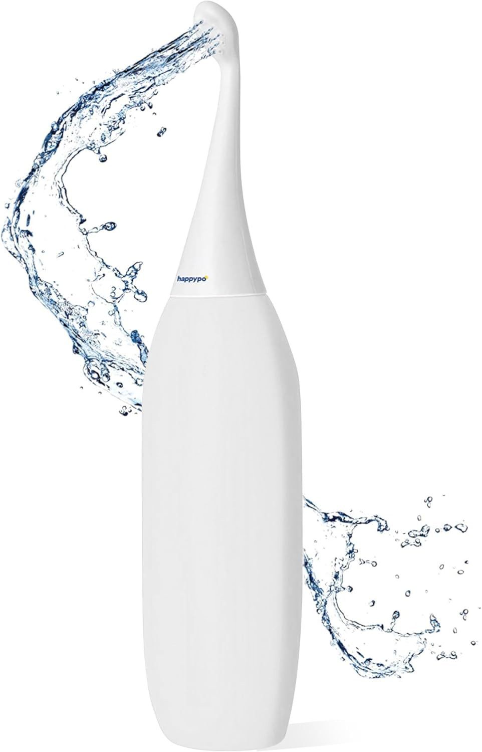 HappyPo Duschpflege Po Dusche 300 ml - Tragbares Bidet für Männer und Frauen, Intimdusche für Schwangerschaft, Wochenbett und Reisen