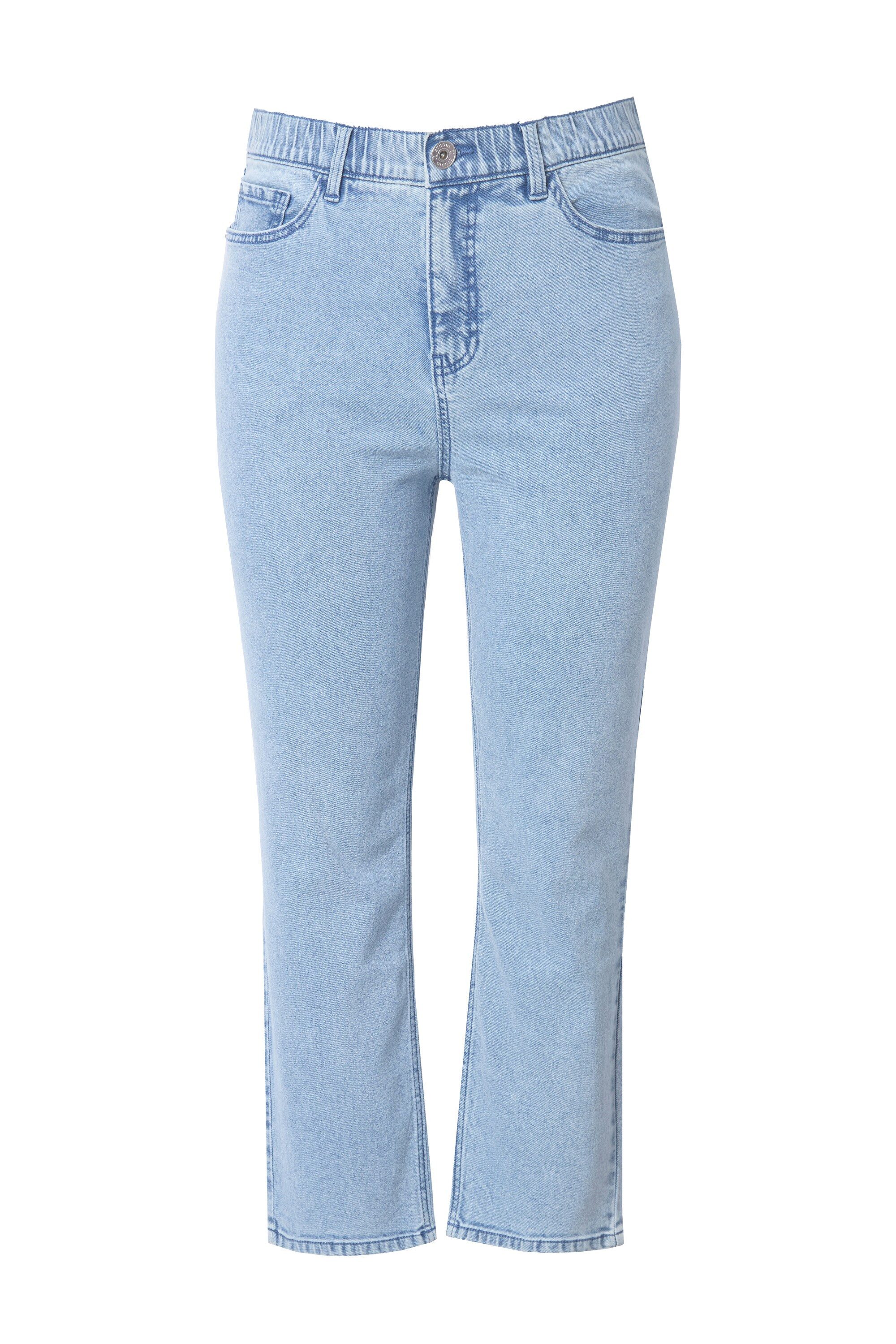 Studio Untold Regular-fit-Jeans Mom-Jeans 5-Pocket hell gewaschen günstig online kaufen