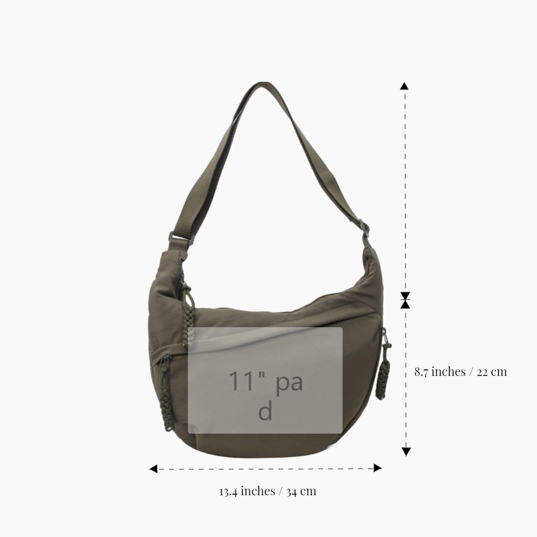 Cachito Bauchtasche Damen Gürteltasche Umhängetasche CrossBody, Nylon Schultertasche, Handtasche für Arbeit, Reisen, Alltag – Bild 4 von 5