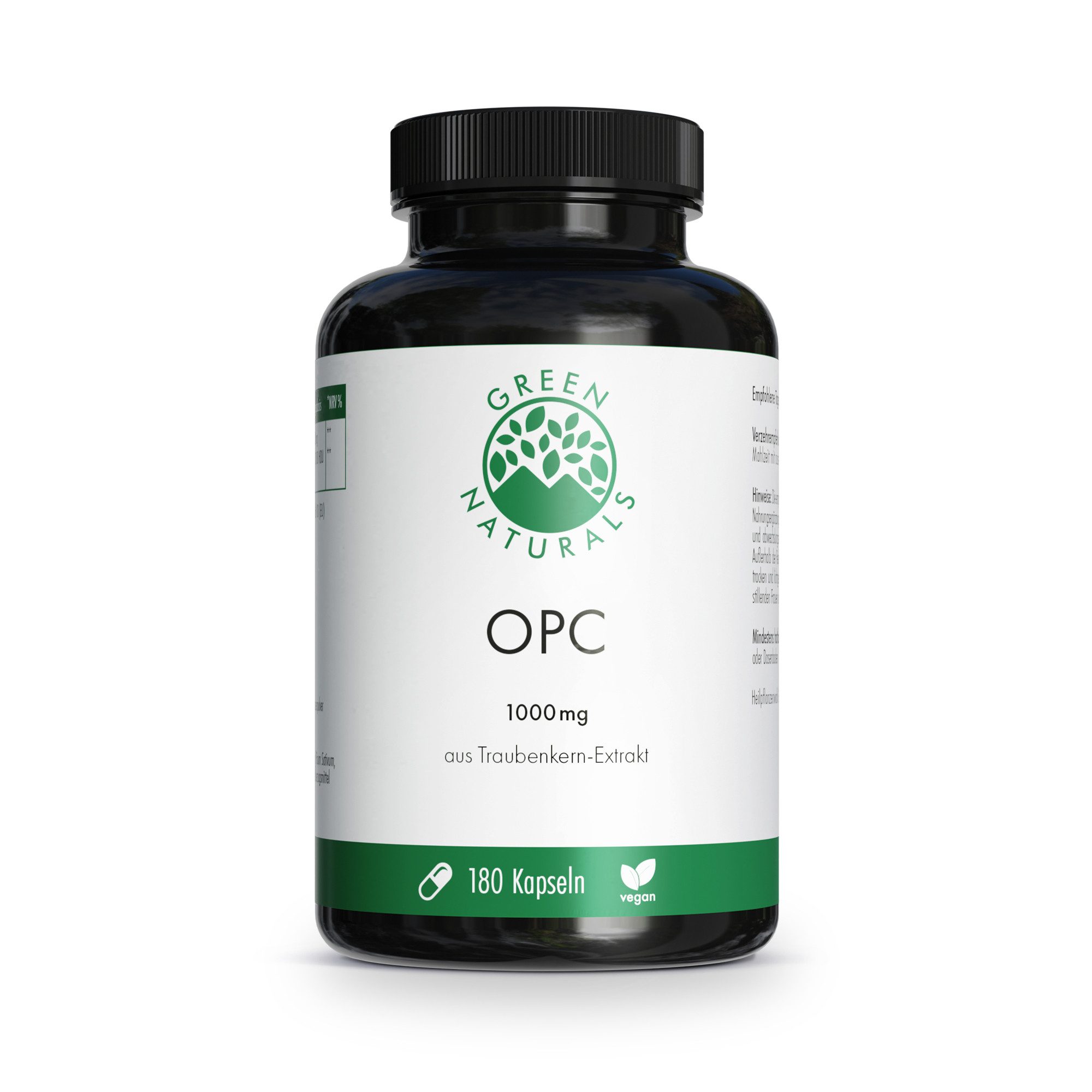 Green Naturals OPC 1000 mg aus Traubenkern-Extrakt KAP, 134.0 g 0.0 ml