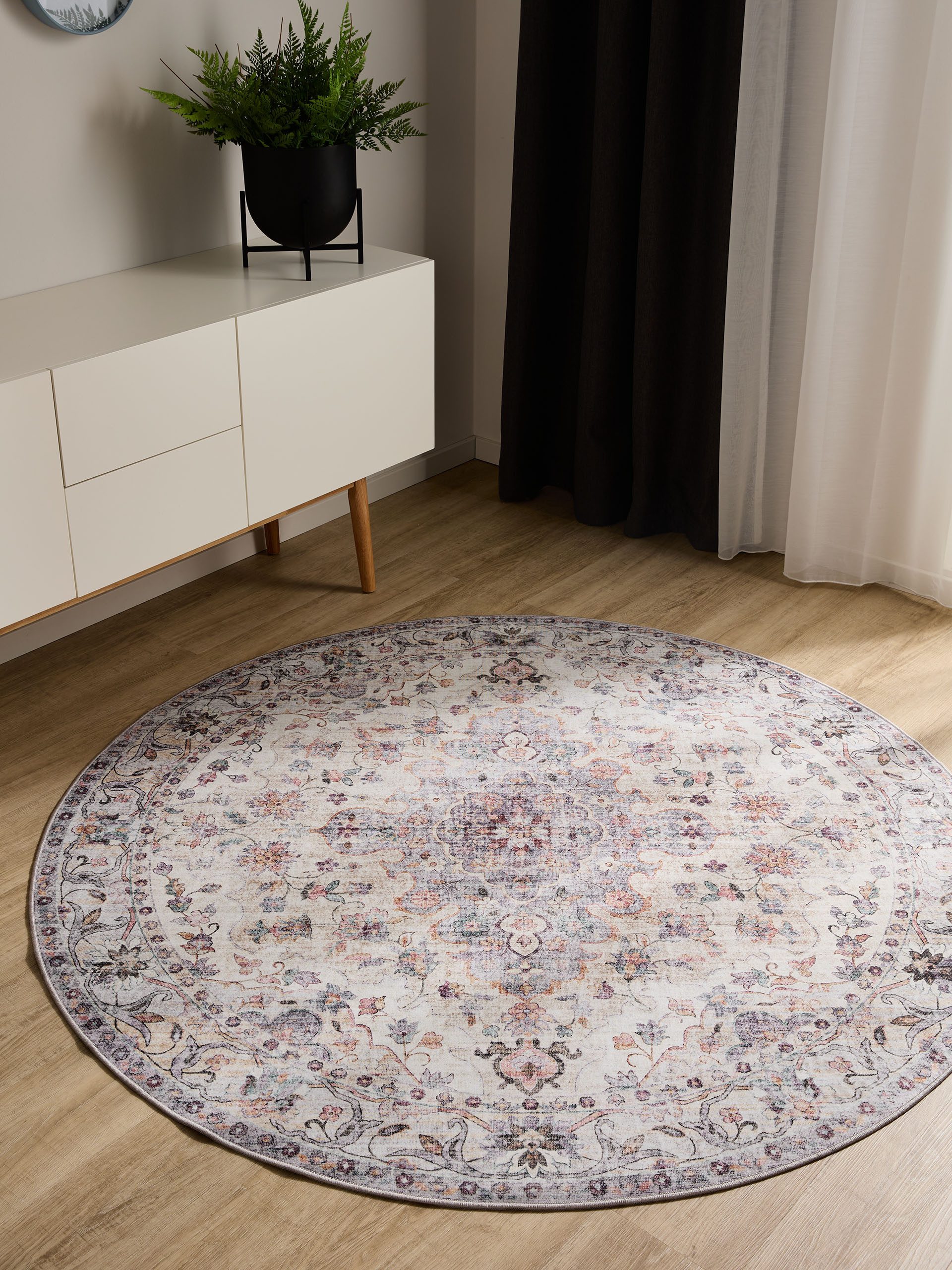 benuta Teppich George, rund, Höhe: 5 günstig online kaufen