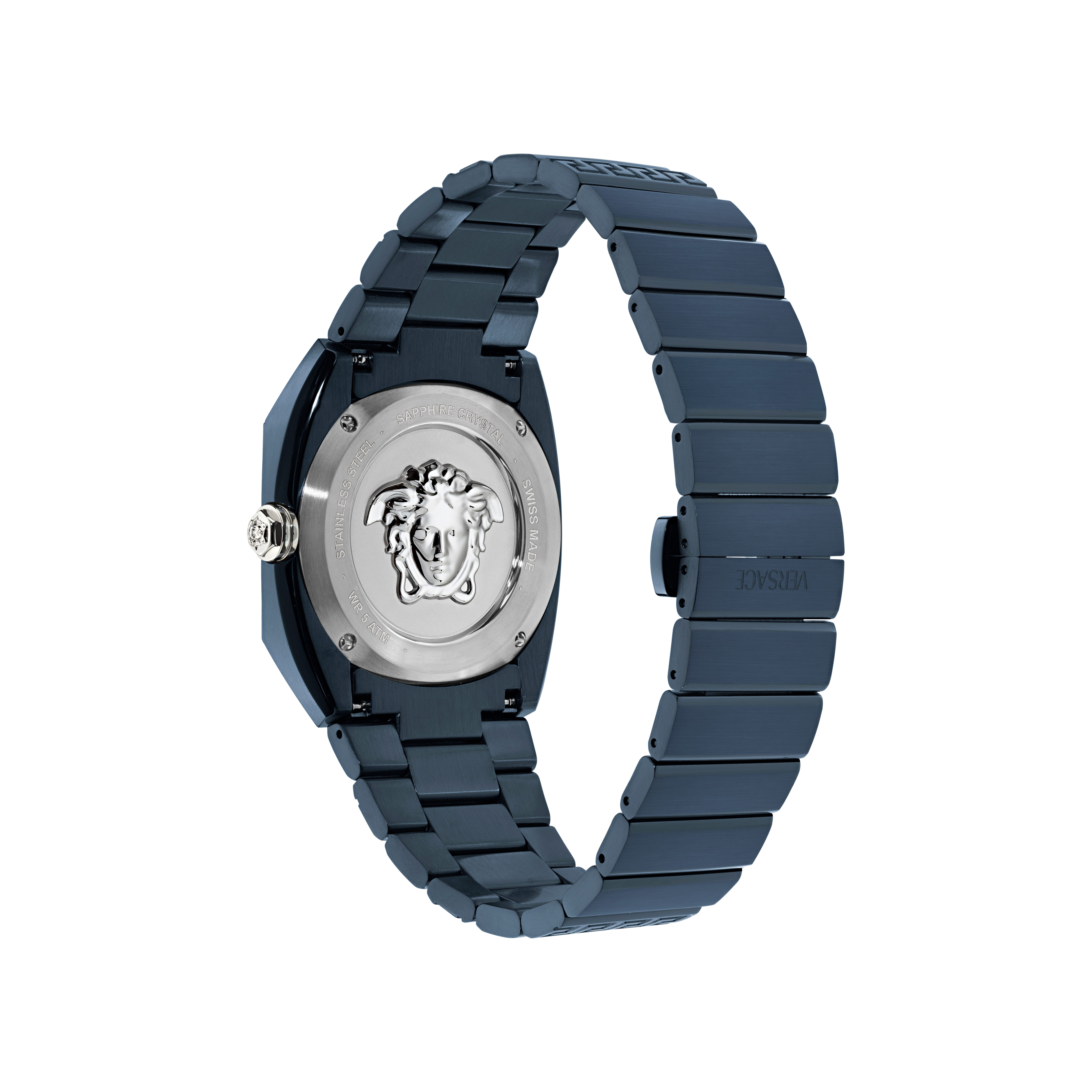 Versace Quarzuhr MEDUSA ANTARES VE5P00126, Armbanduhr, Herrenuhr, Swiss Made, Edelstahlarmband, analog