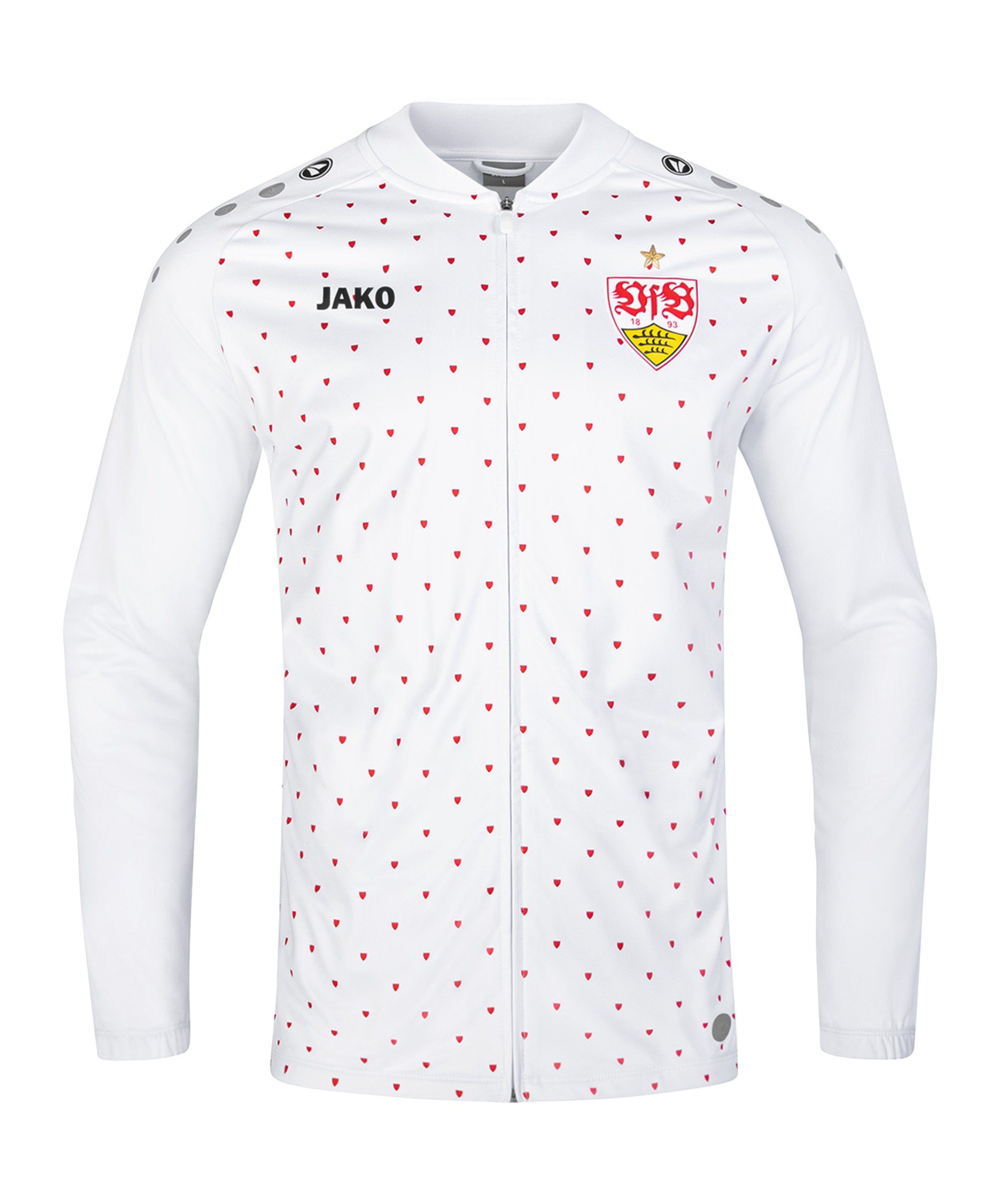 Jako Sweatjacke JAKO VfB Stuttgart Prematch Jacke 2023/2024 Kids Polyester