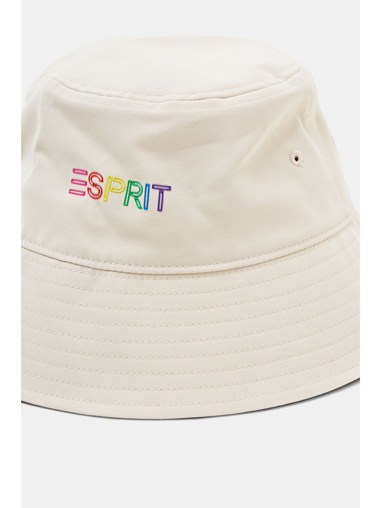 aus Bucket Baseball Cap Hat mit Applikation SAND Esprit Twill