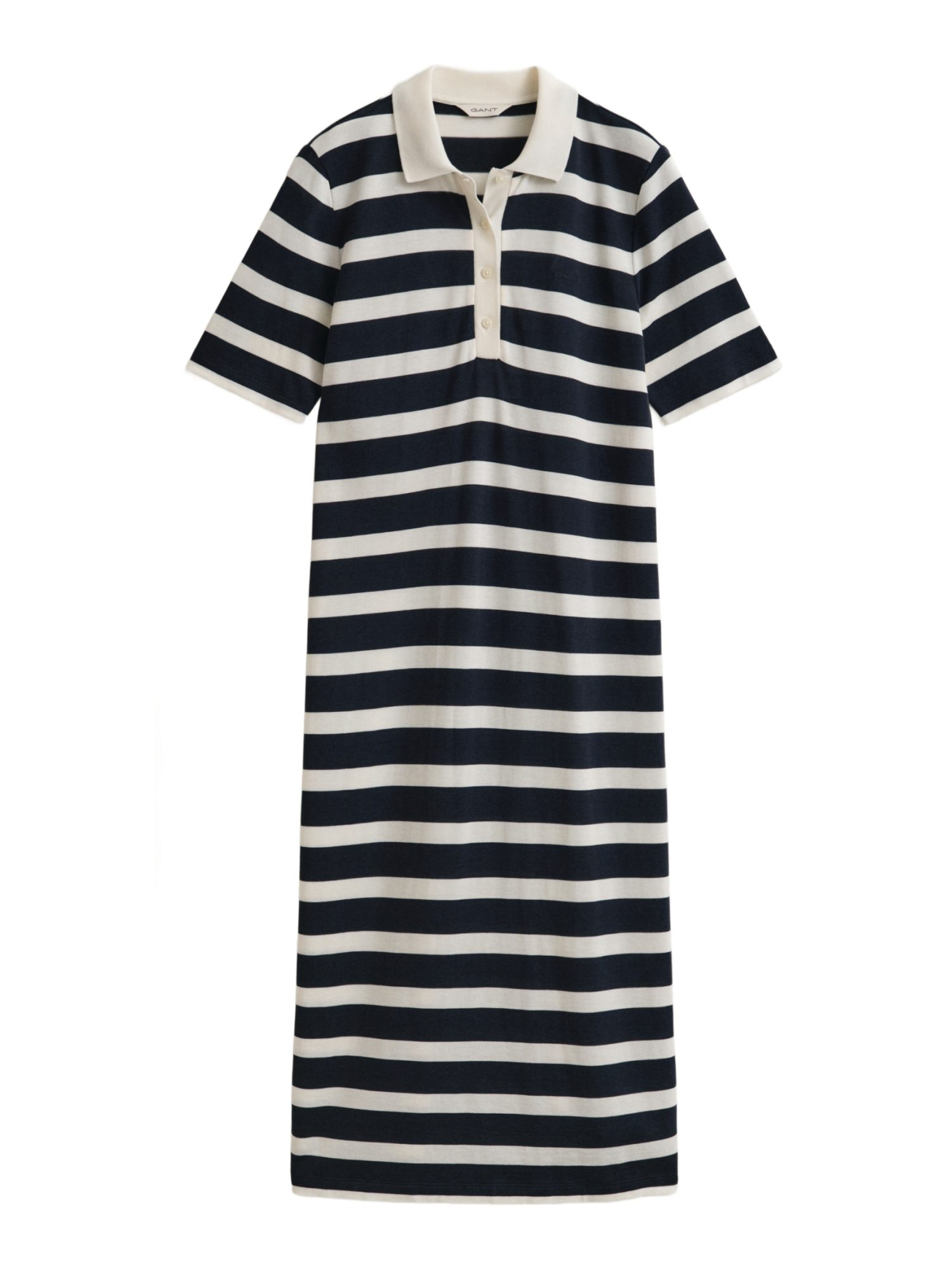 Gant Partykleid bunt,Freizeit,Lyocell,Gestreift,Polokragen,Kurz,Regular Fit