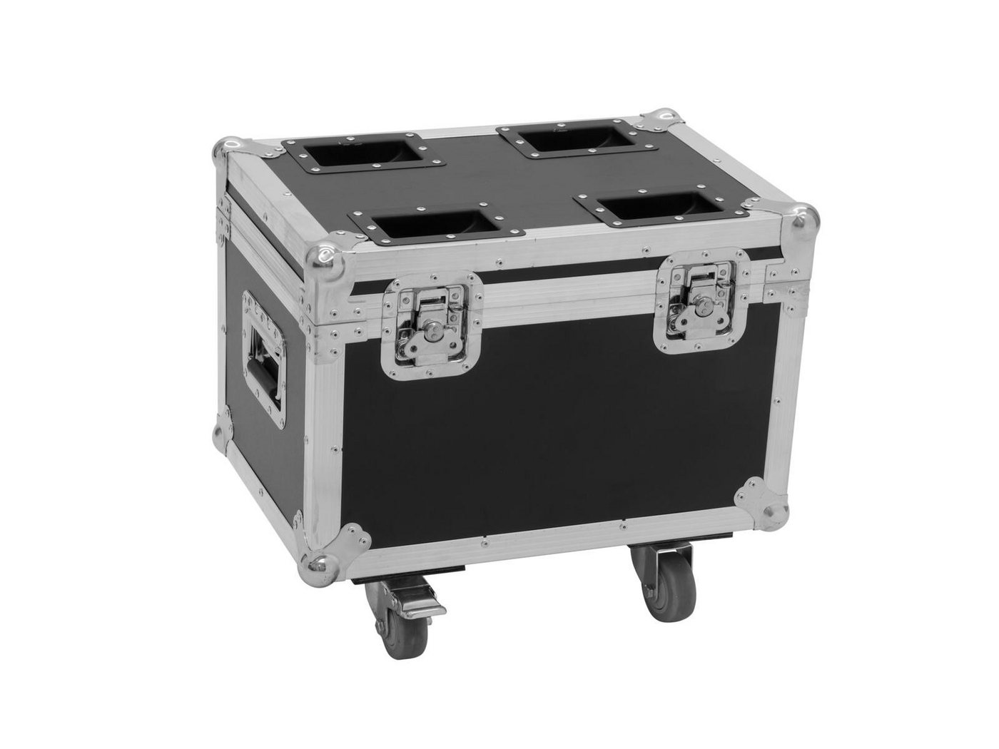 Thumbnail - Roadinger Transportbehälter ROADINGER Flightcase 4x LED TMH-13/17/S30/W36 mit Rollen