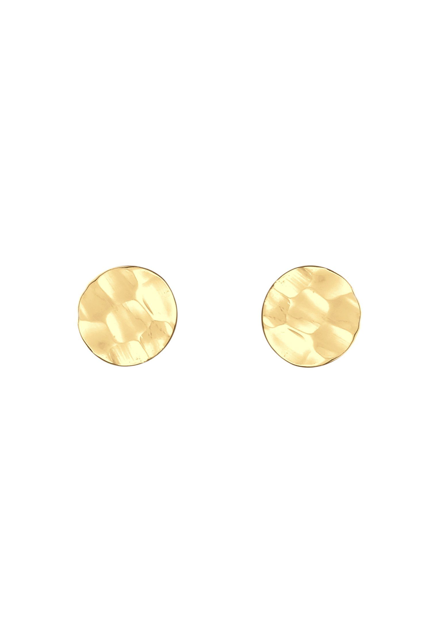 Elli Paar Ohrstecker Kreis Gehämmert Geo Rund 925 Silber, Geo günstig online kaufen