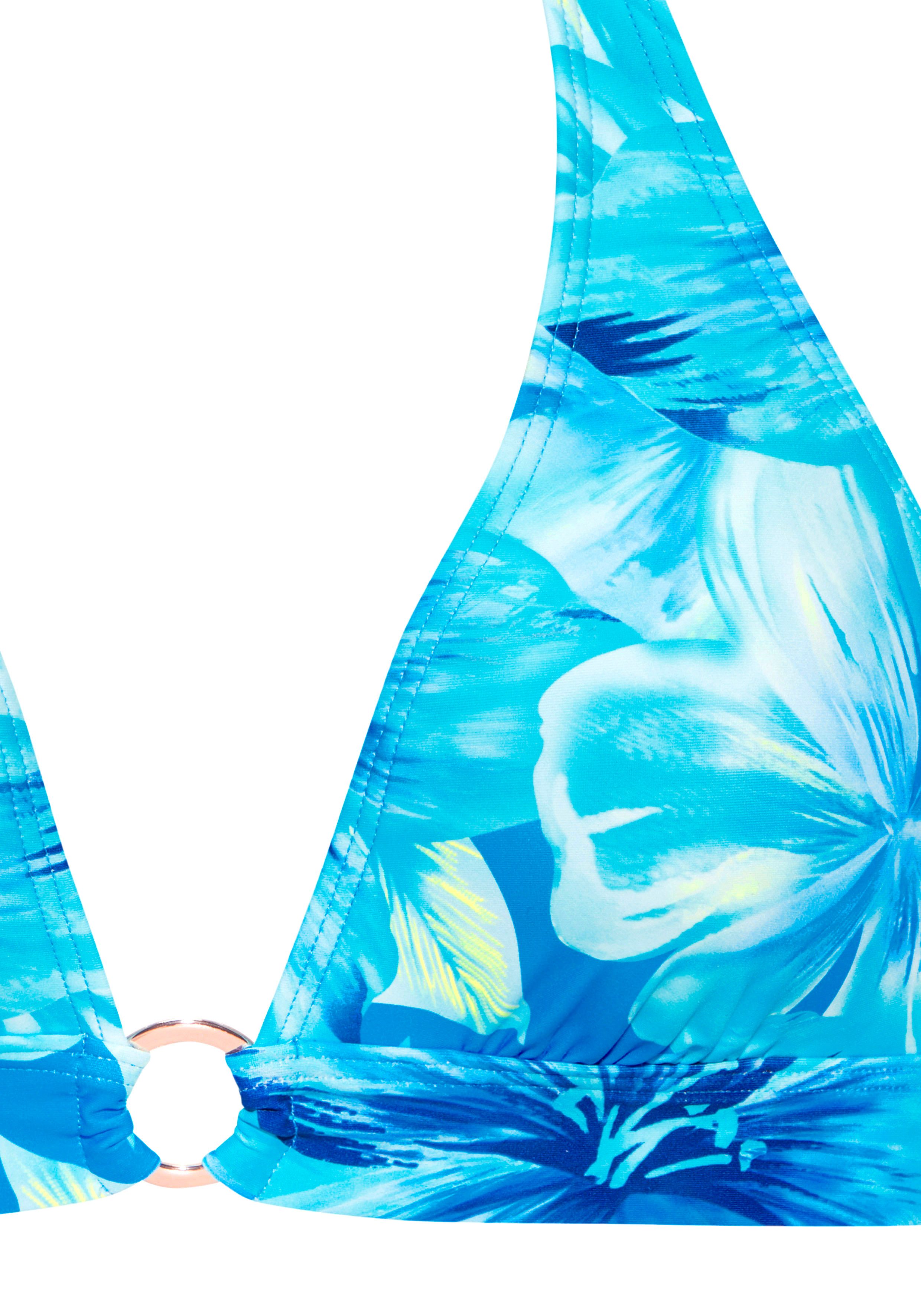 s.Oliver Triangel-Bikini-Top Jayce, mit goldfarbigen Zierring