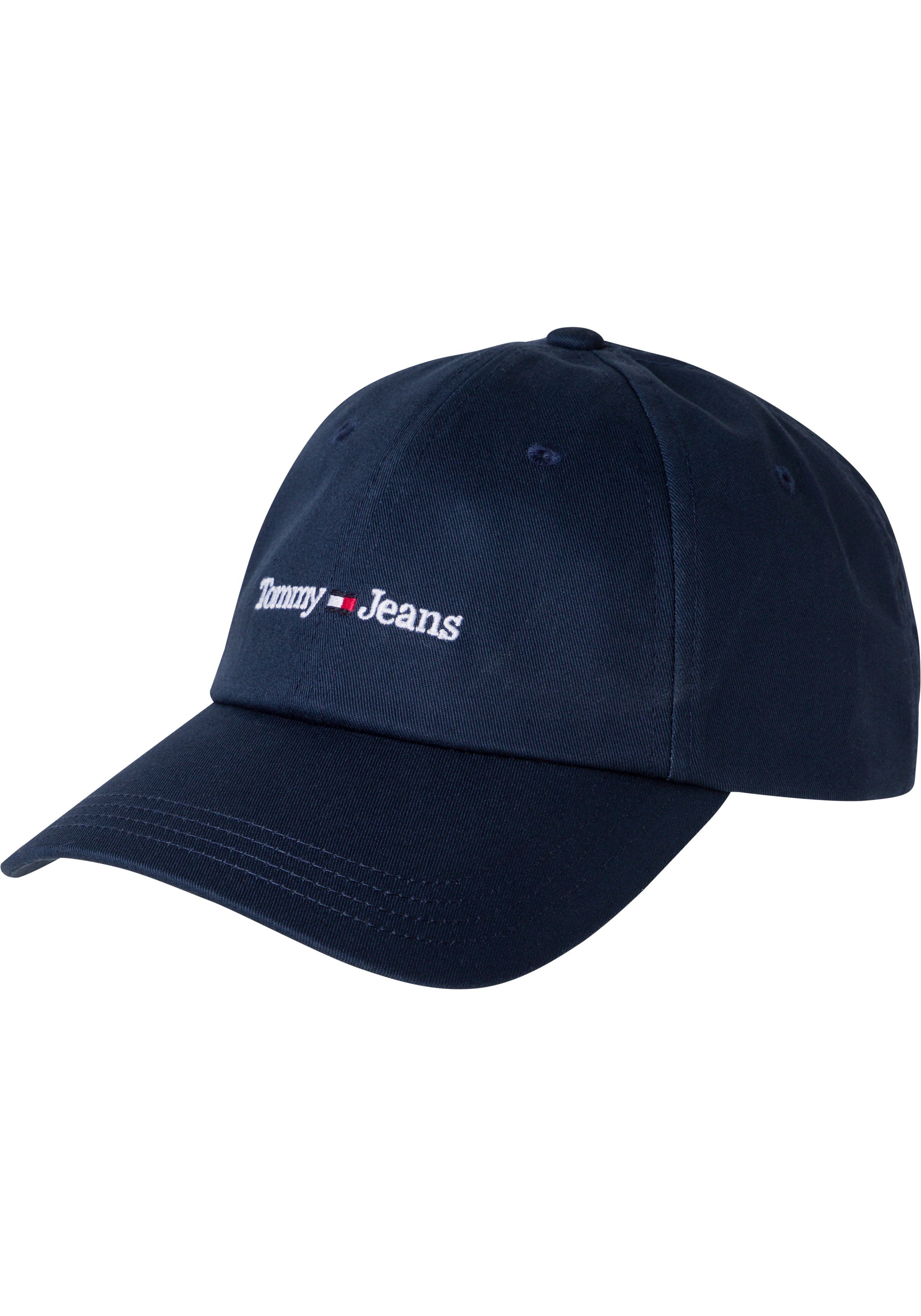 Tommy Baseball Cap navy aus Bio-Baumwolle Jeans